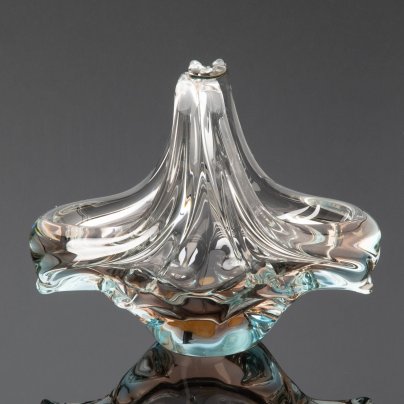Конфетницв (ваза) фантазийной формы, Bohemia Cristal