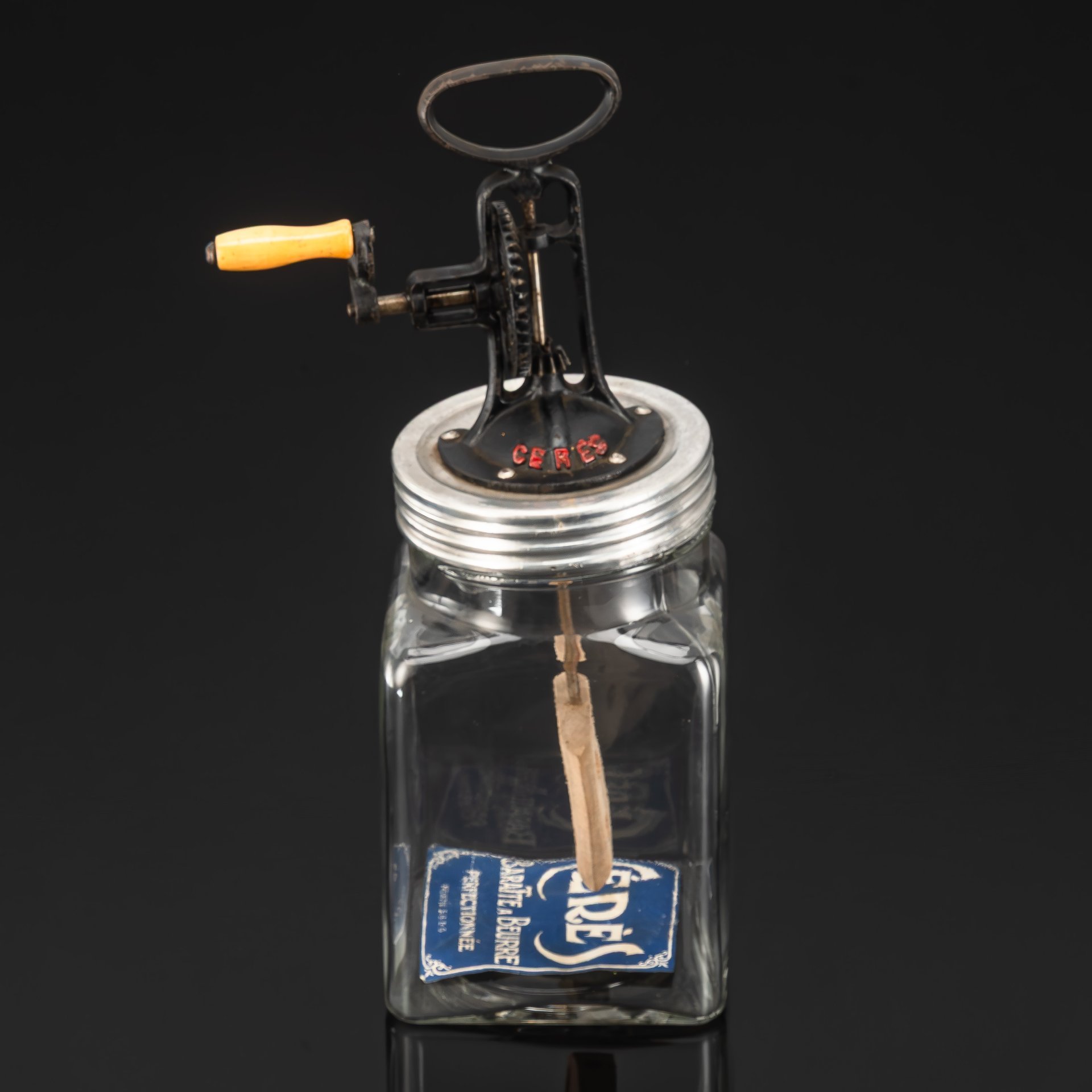 Маслобойка ручная "Cérès: Baratte à Beurre Perfectionnée", мануфактура Brevetée S.G.D.G.
