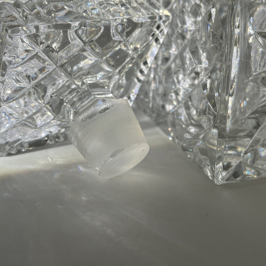 Набор для виски "Madison" на 6 персон, хрусталь, алмазная грань, Bohemia Crystal (Bohemia Glass), Чехия, 1980-2000 гг.