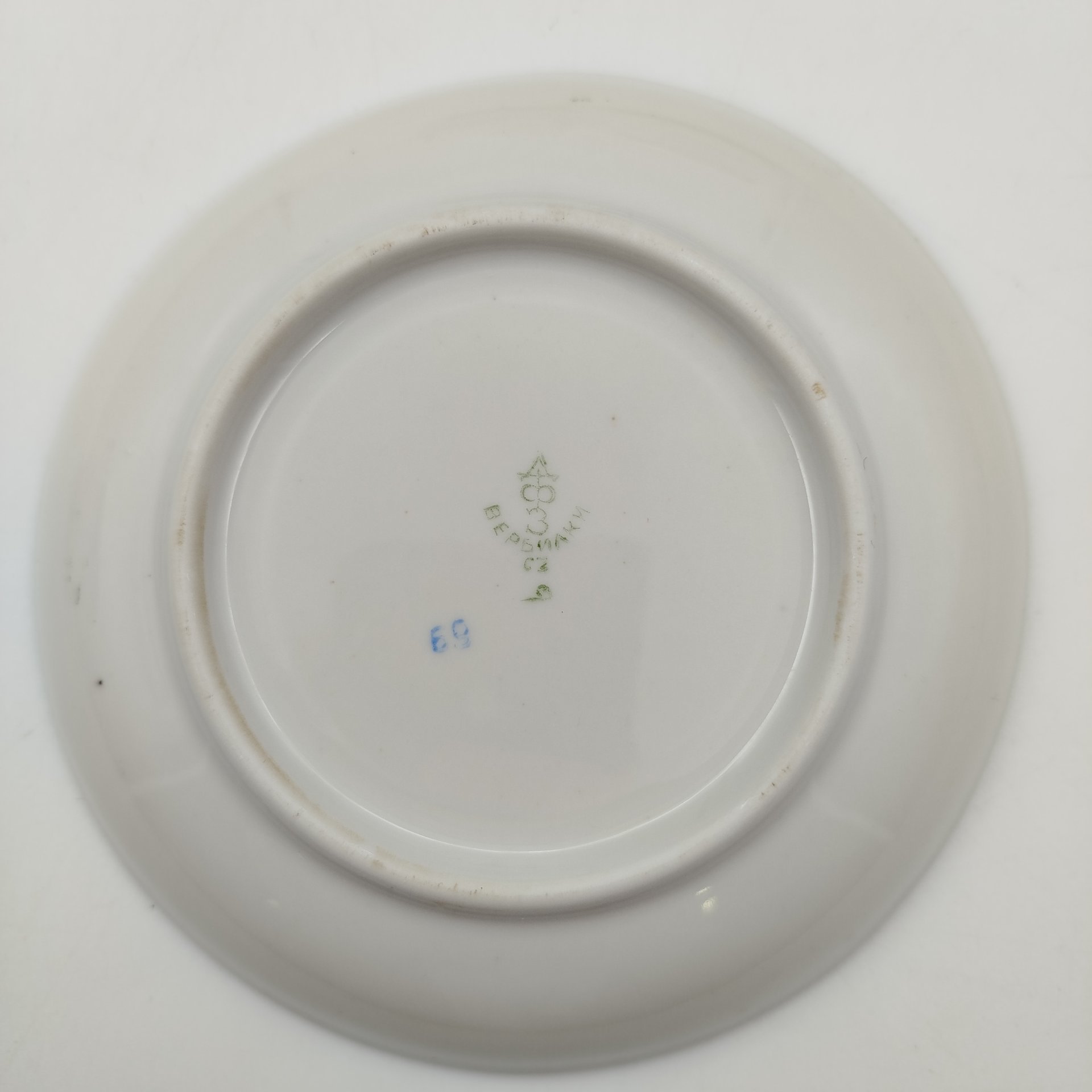 Набор из 6-ти чайных пар, фарфор, крытье, золочение, Дмитровский фарфоровый завод (ДФЗ Вербилки), СССР, 1954-1965 гг.