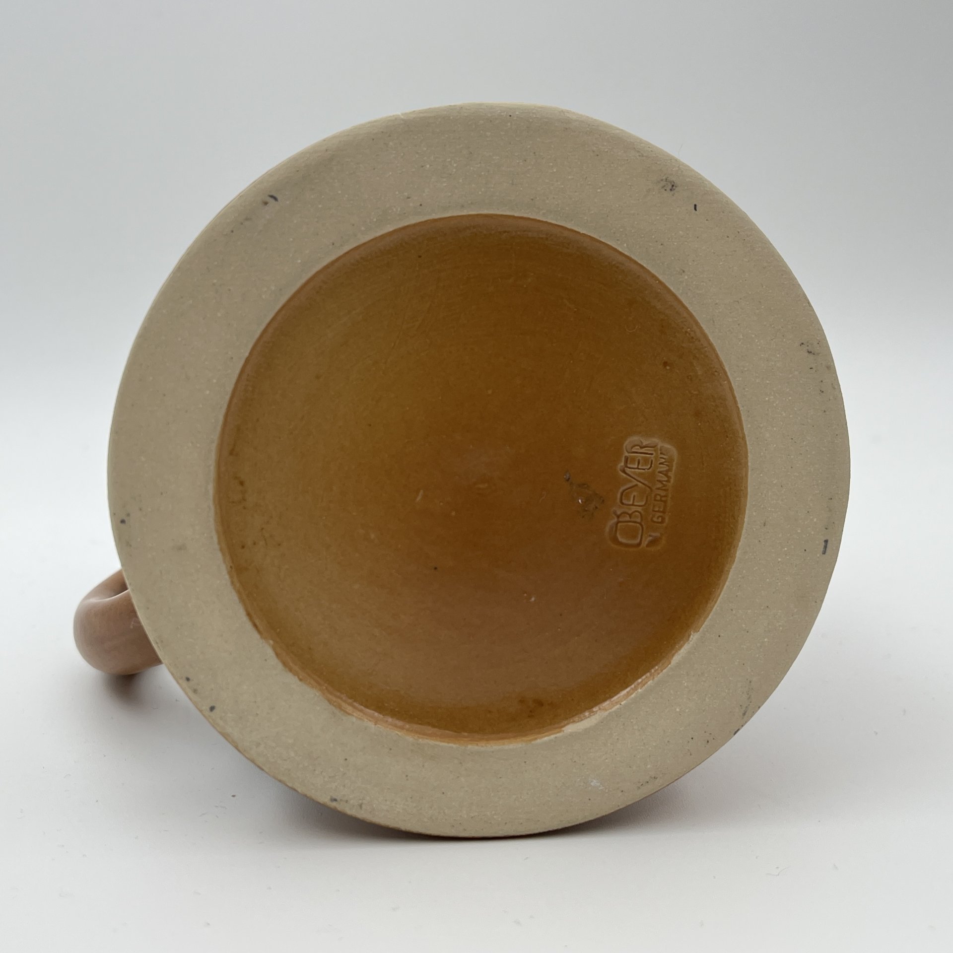 Кружка пивная с крышкой, украшенная декором в виде хмеля, Obeyer