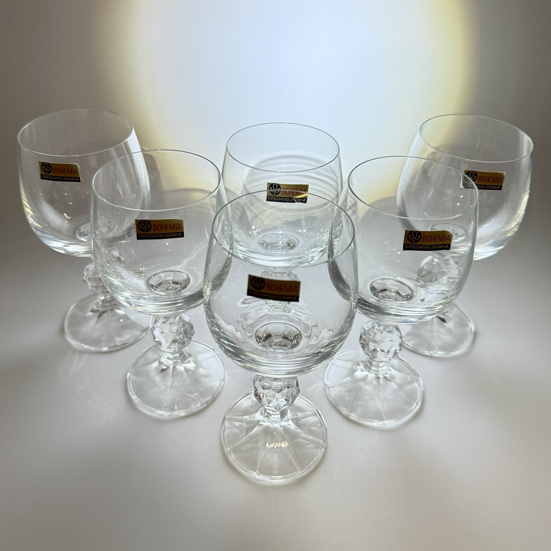 Набор из 6-ти винных бокалов, Bohemia Crystal (Bohemia Glass)