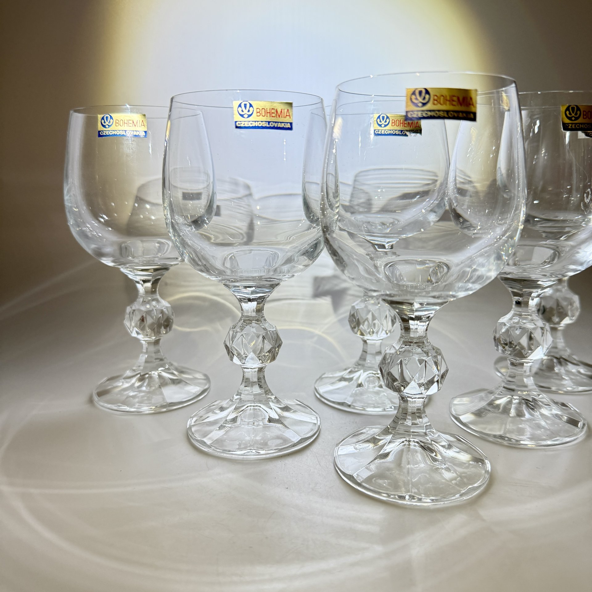 Набор из 6-ти винных бокалов, Bohemia Crystal (Bohemia Glass)