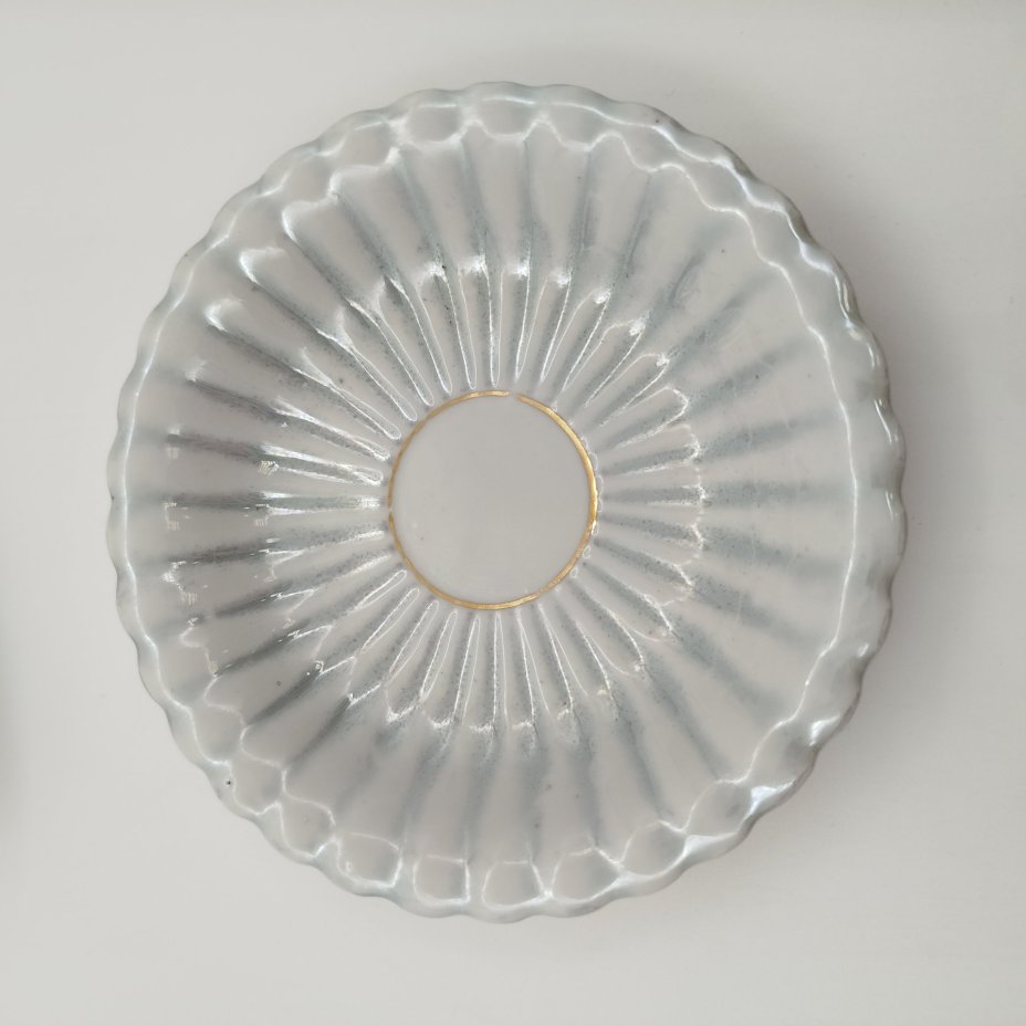 Пара чайная "Bonsoir" с растительным декором