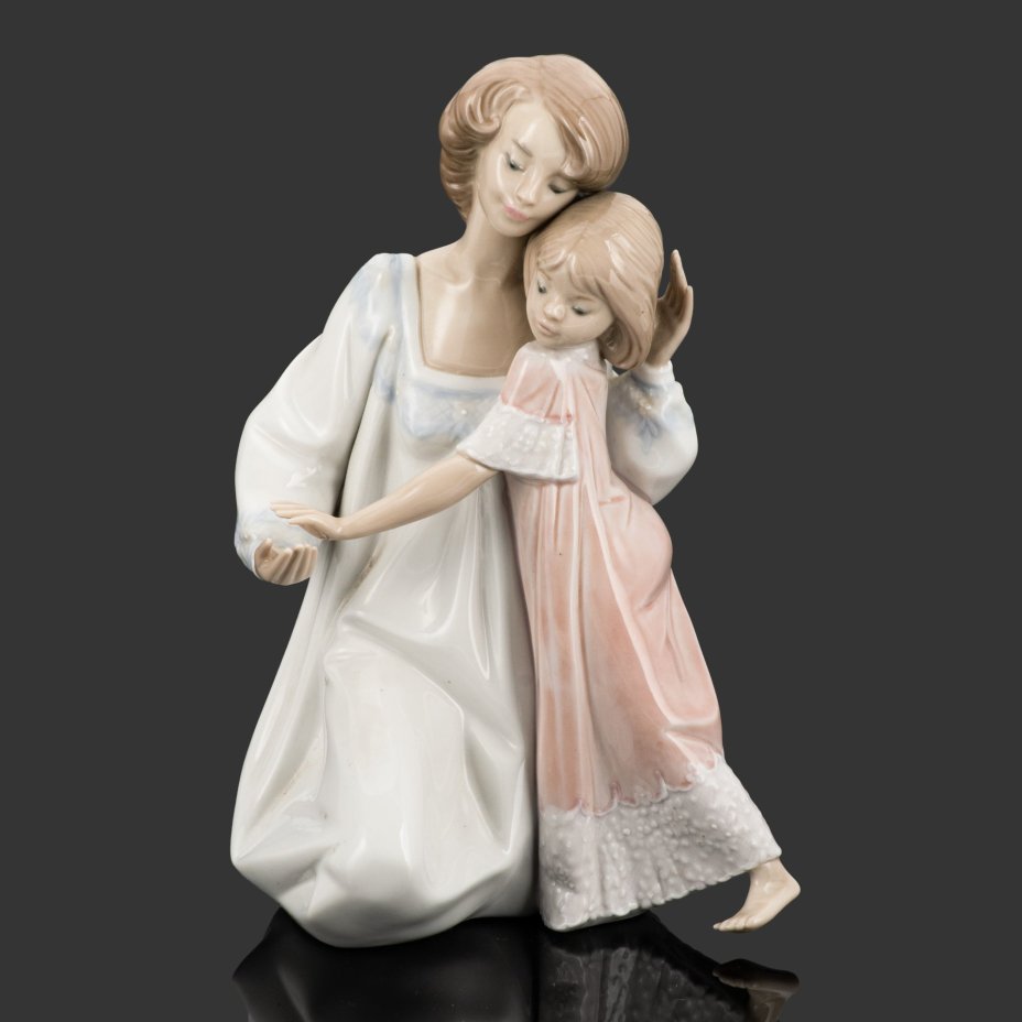 Статуэтка "Спокойной ночи, дорогая", фарфор, Lladro, Испания, 1984-1989 гг.