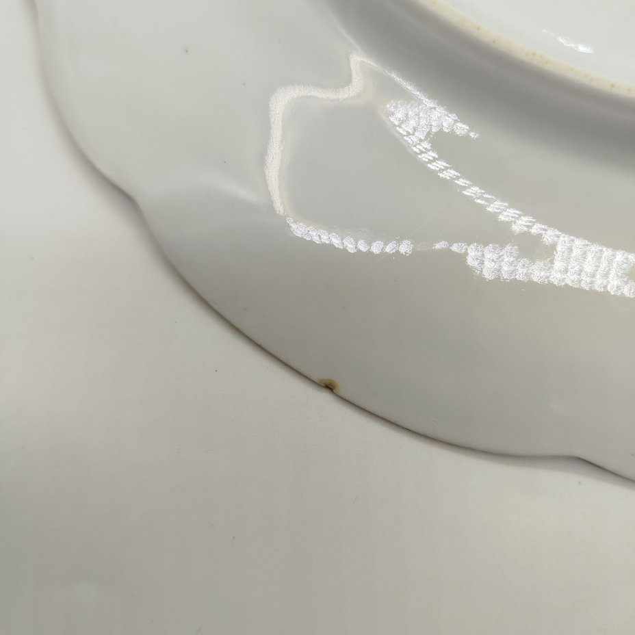 Набор из двух столовых тарелок с растительным декором