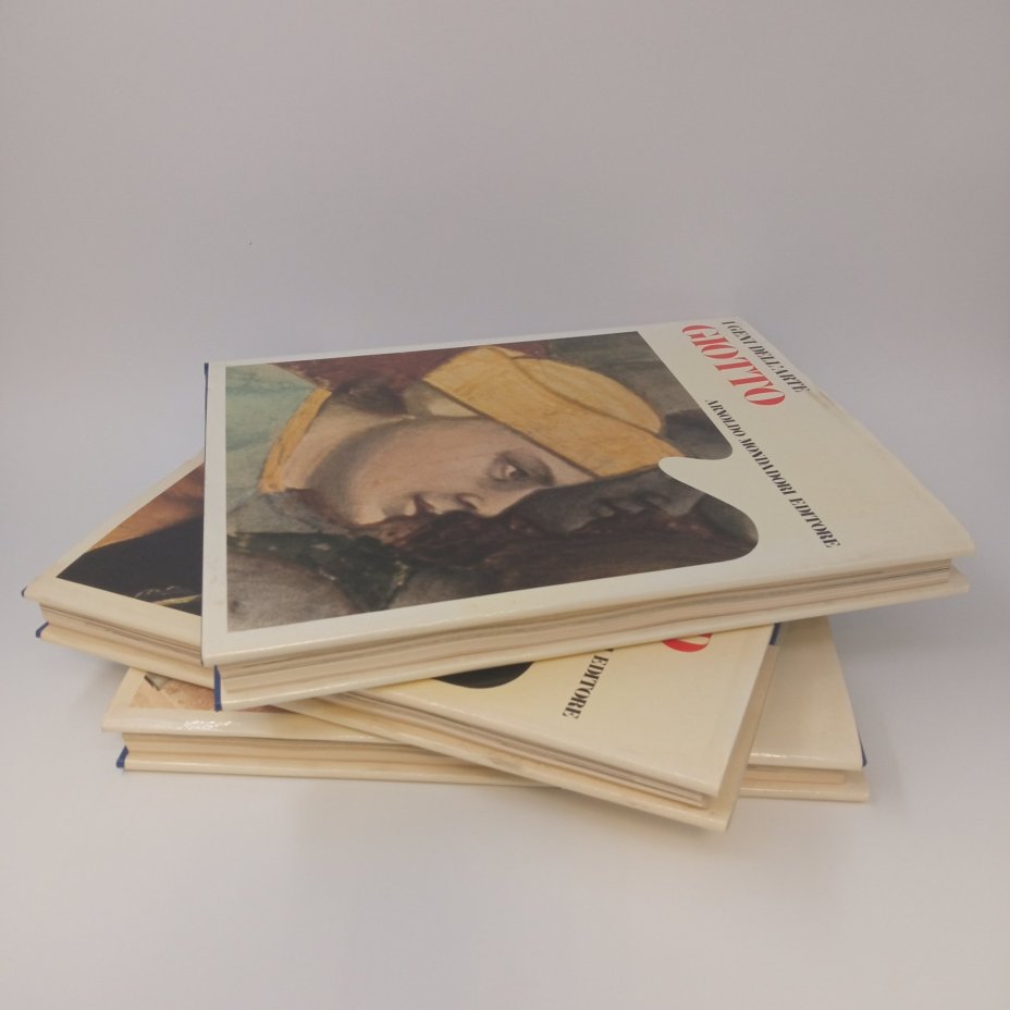 Комплект из 3-х каталогов "Великие художники" на итальянском языке, Джотто, Грюневальд, Мантенья, бумага, печать