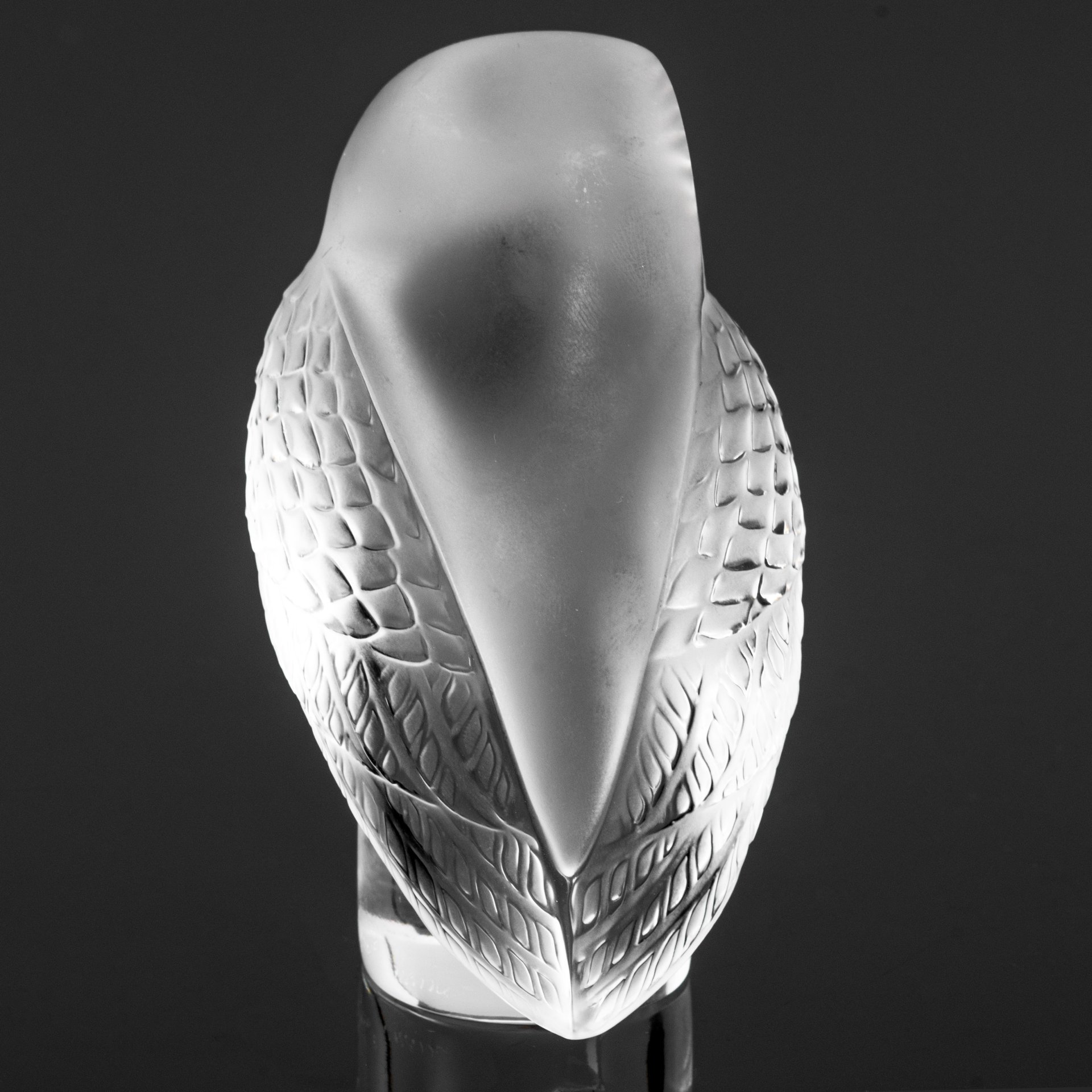 Статуэтка  (пресс-папье) "Сова", хрусталь, Lalique (Лалик), Франция, 1980-1999 гг., Lalique (Лалик)