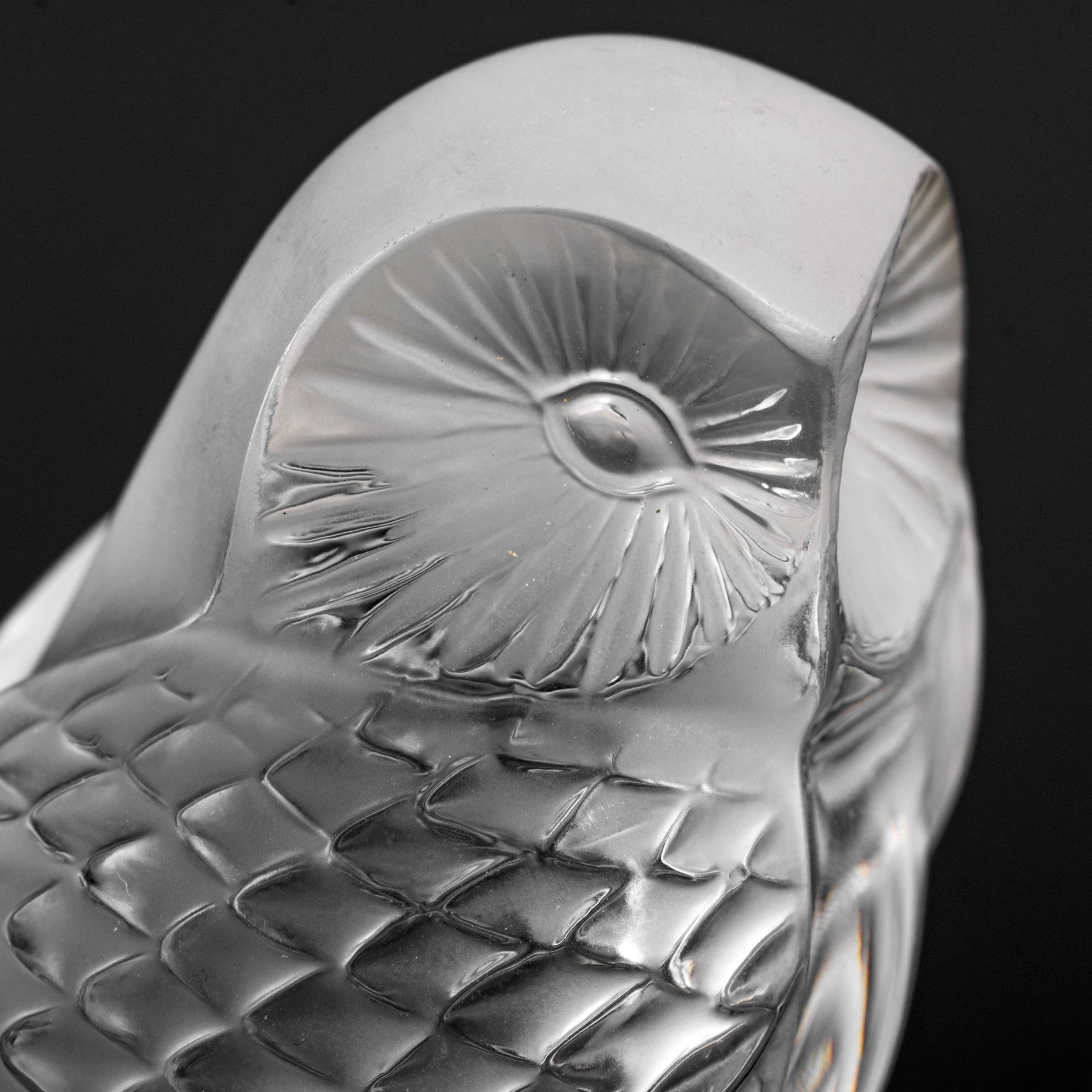 Статуэтка  (пресс-папье) "Сова", хрусталь, Lalique (Лалик), Франция, 1980-1999 гг., Lalique (Лалик)