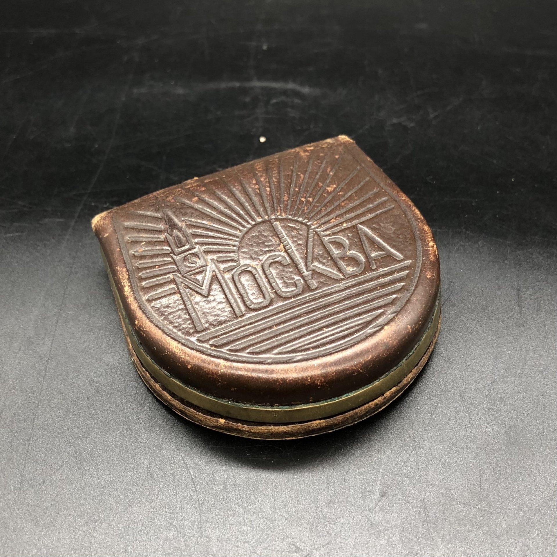 Кошелёк кожаный "Москва"