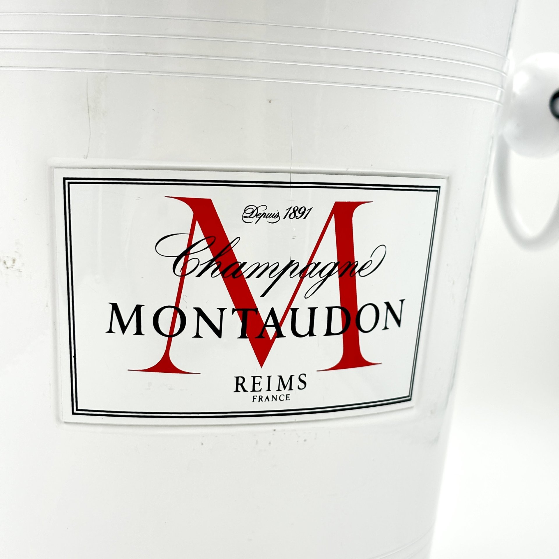 Ведро для льда и шампанского "Champagne Montaudon", металл, краска, эмаль