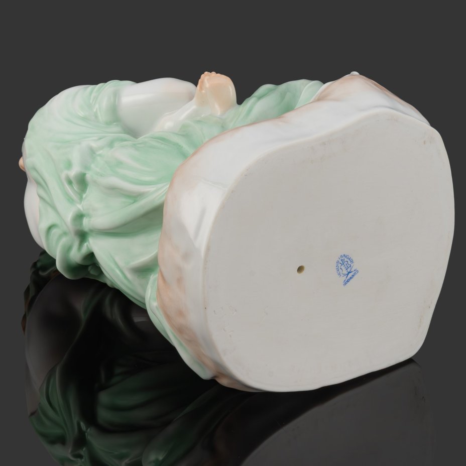 Статуэтка "Материнство" ("Мать и дитя"), фарфор, роспись, Herend (Херенд), Венгрия, 1970-1990 гг.