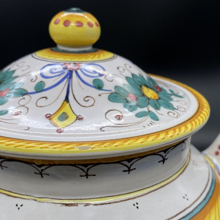 Чайник заварочный, украшенный мифологическими образами, Grazia Deruta