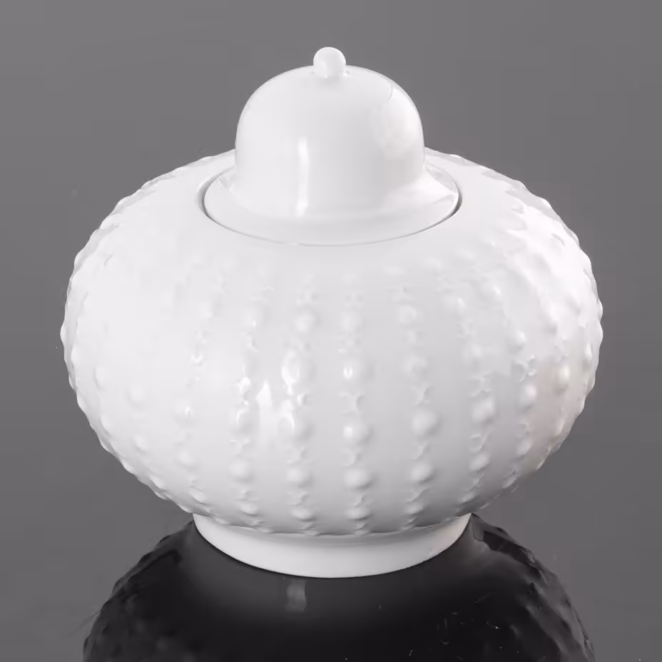 Декоративная ваза с крышкой из туалетного набора, Meissen (Мейсенский фарфор)