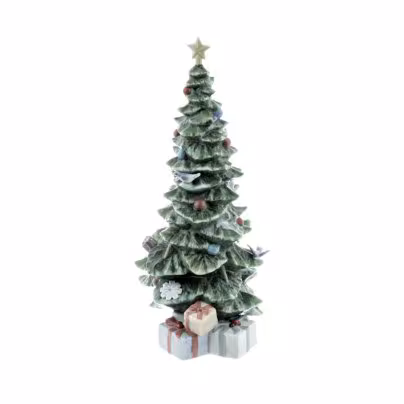 Статуэтка "Рождественская ель", фарфор, роспись, фирма "Lladro", Испания, 2005-2010 гг., Lladro