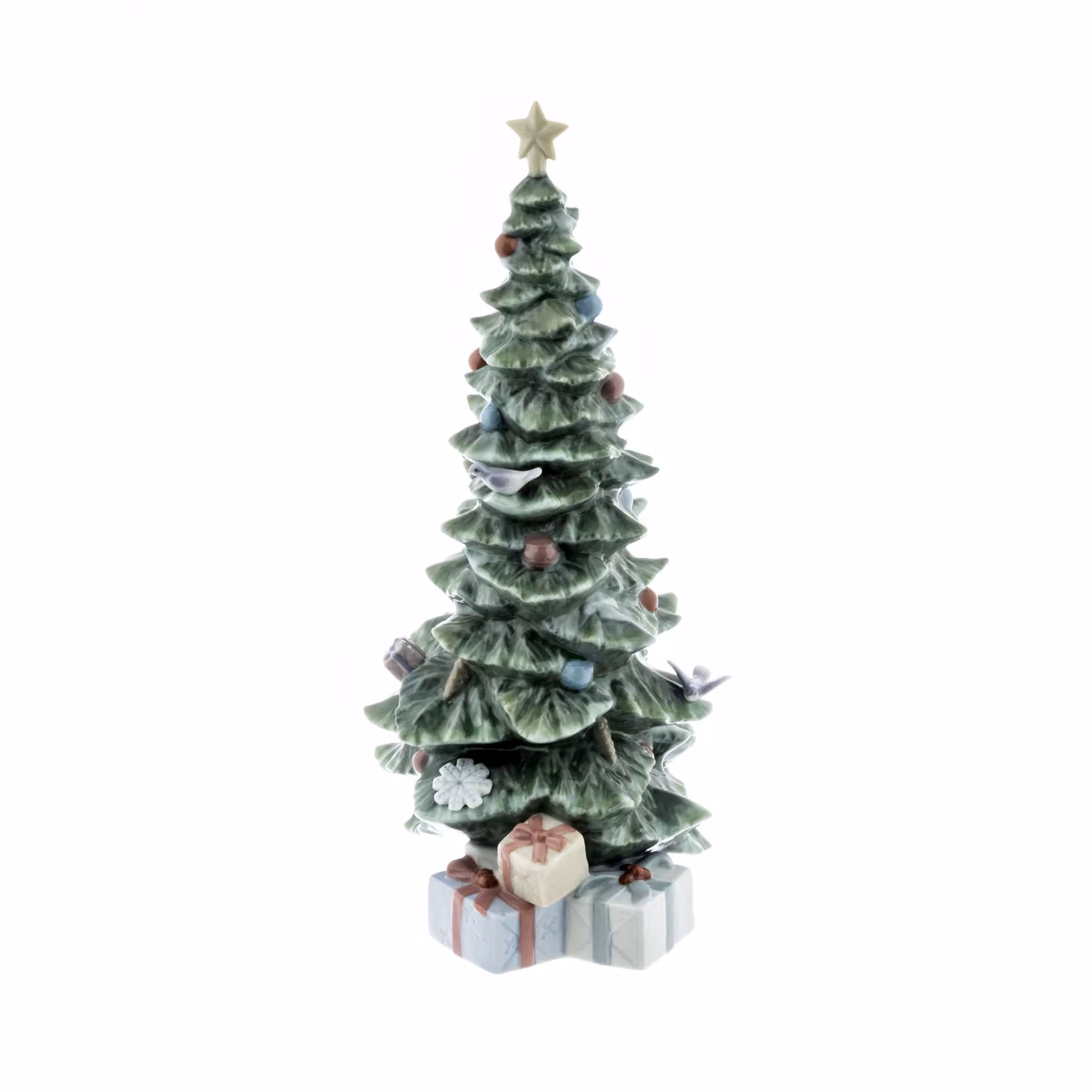Статуэтка "Рождественская ель", фарфор, роспись, фирма "Lladro", Испания, 2005-2010 гг. — фото 1