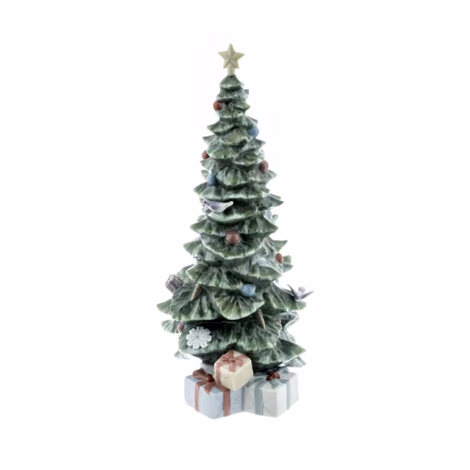 Статуэтка "Рождественская ель", фарфор, роспись, фирма "Lladro", Испания, 2005-2010 гг., Lladro