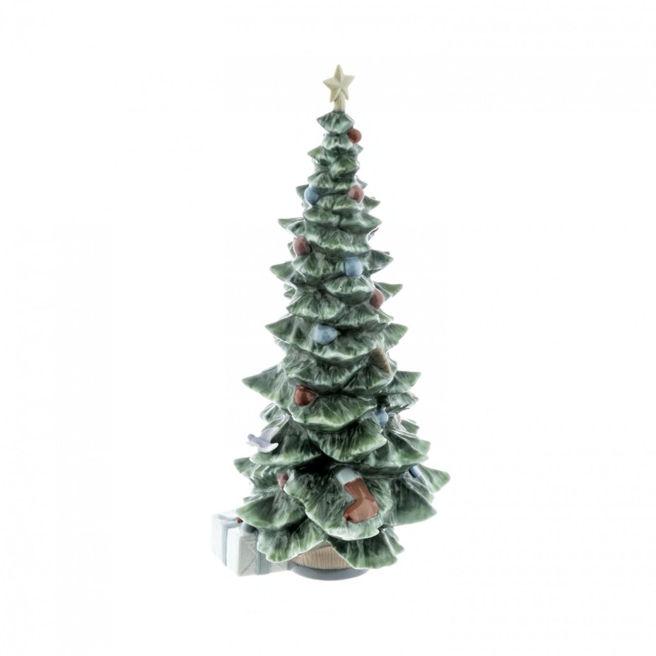 Статуэтка "Рождественская ель", фарфор, роспись, фирма "Lladro", Испания, 2005-2010 гг., Lladro