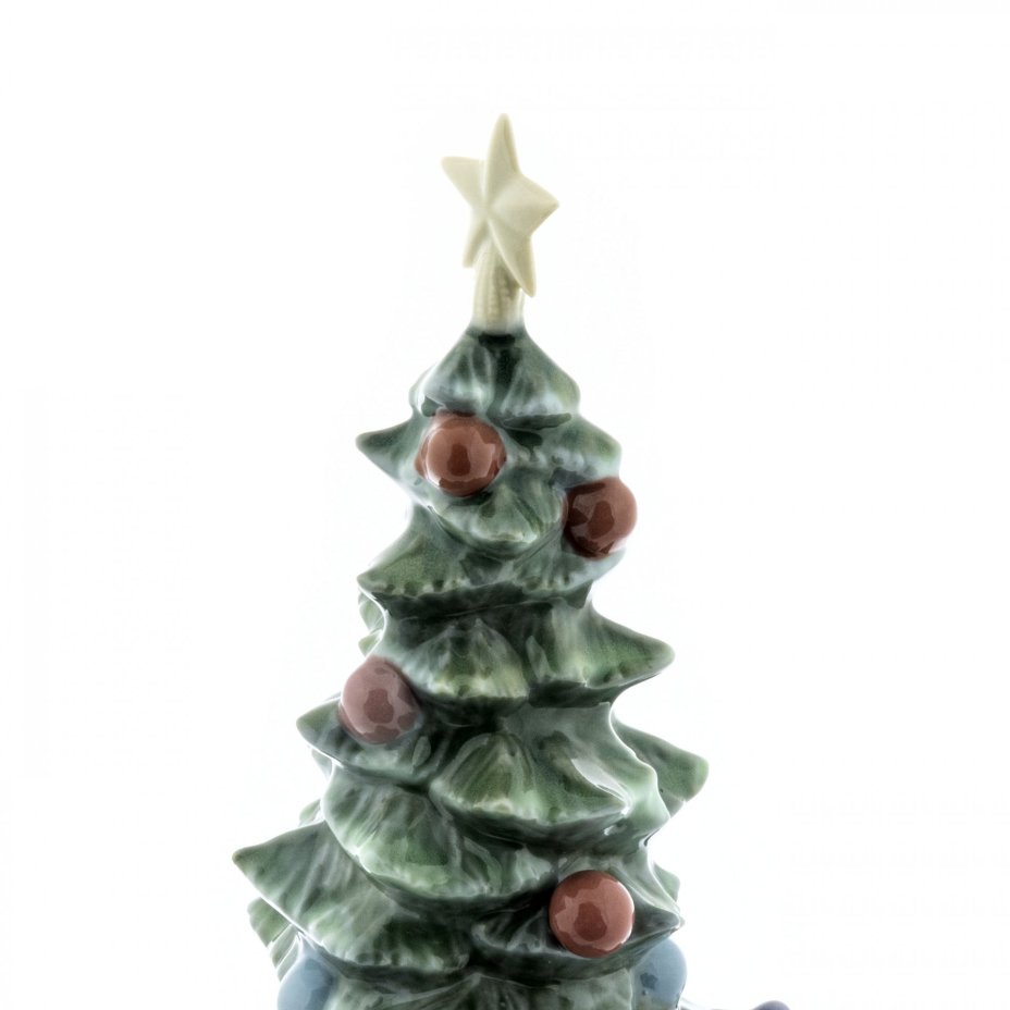 Статуэтка "Рождественская ель", фарфор, роспись, фирма "Lladro", Испания, 2005-2010 гг., Lladro