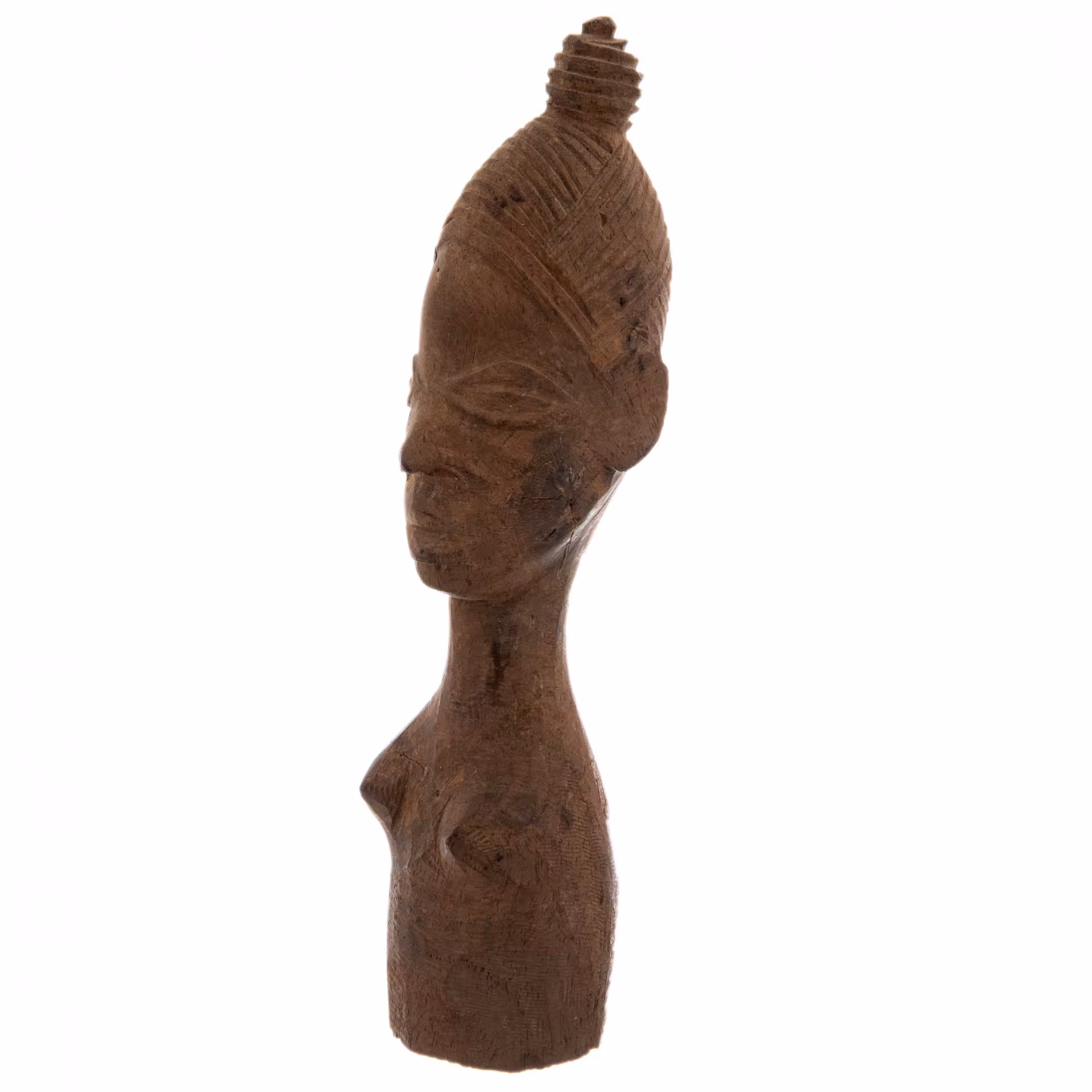 Статуэтка "Женский бюст", дерево, резьба, Африка, 1980-2000 гг.