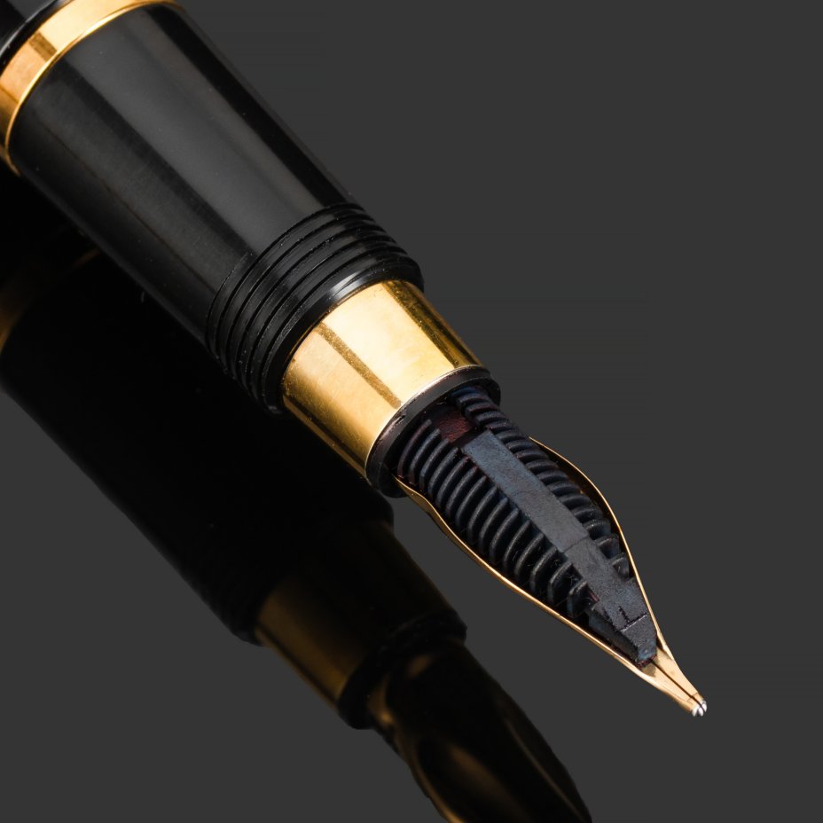 Перьевая ручка Aurora Leonardo da Vinci Limited Editions Gold Plated в подарочной коробке