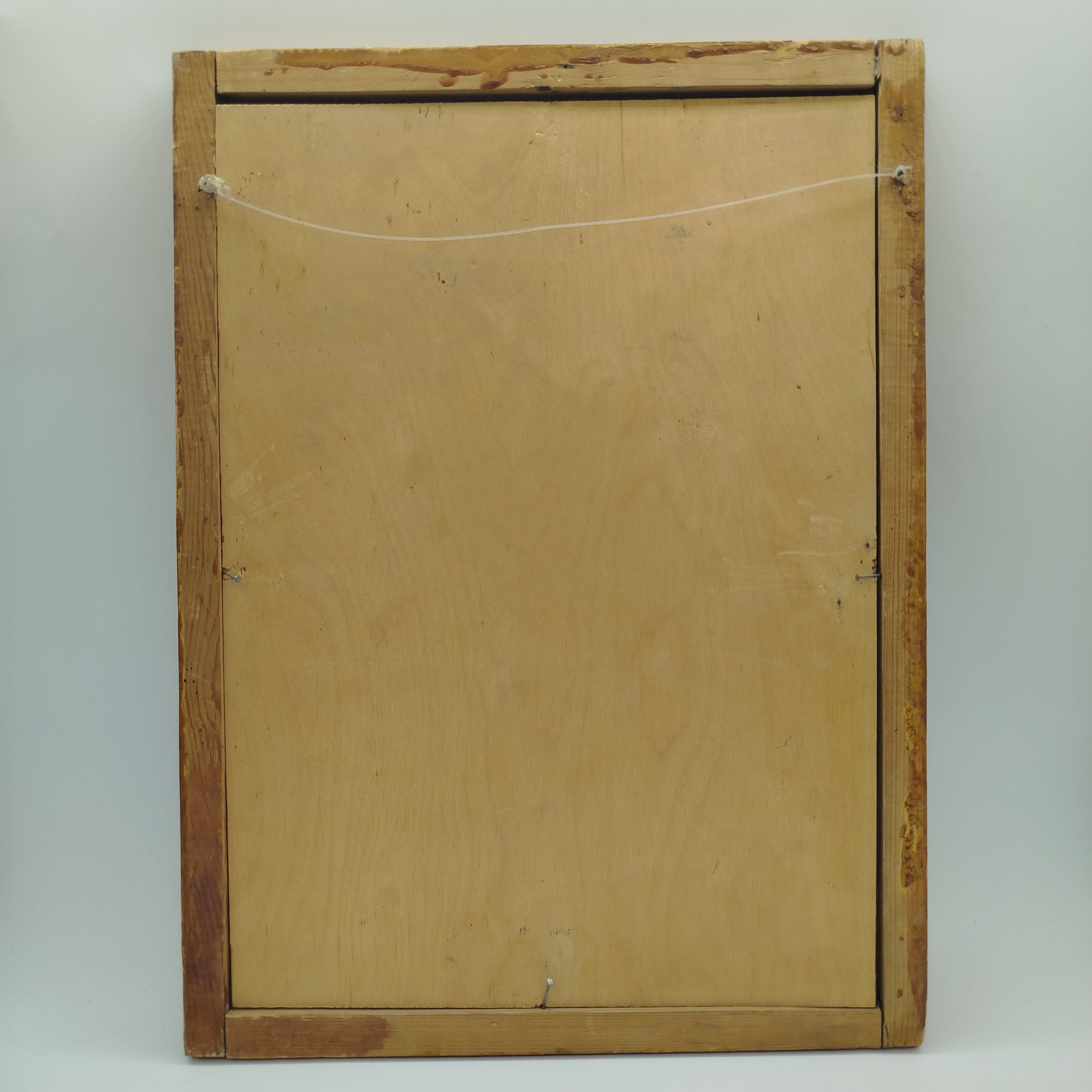 Картина "Богиня любви", дерево, бумага, карандаш, СССР, 1947 г.