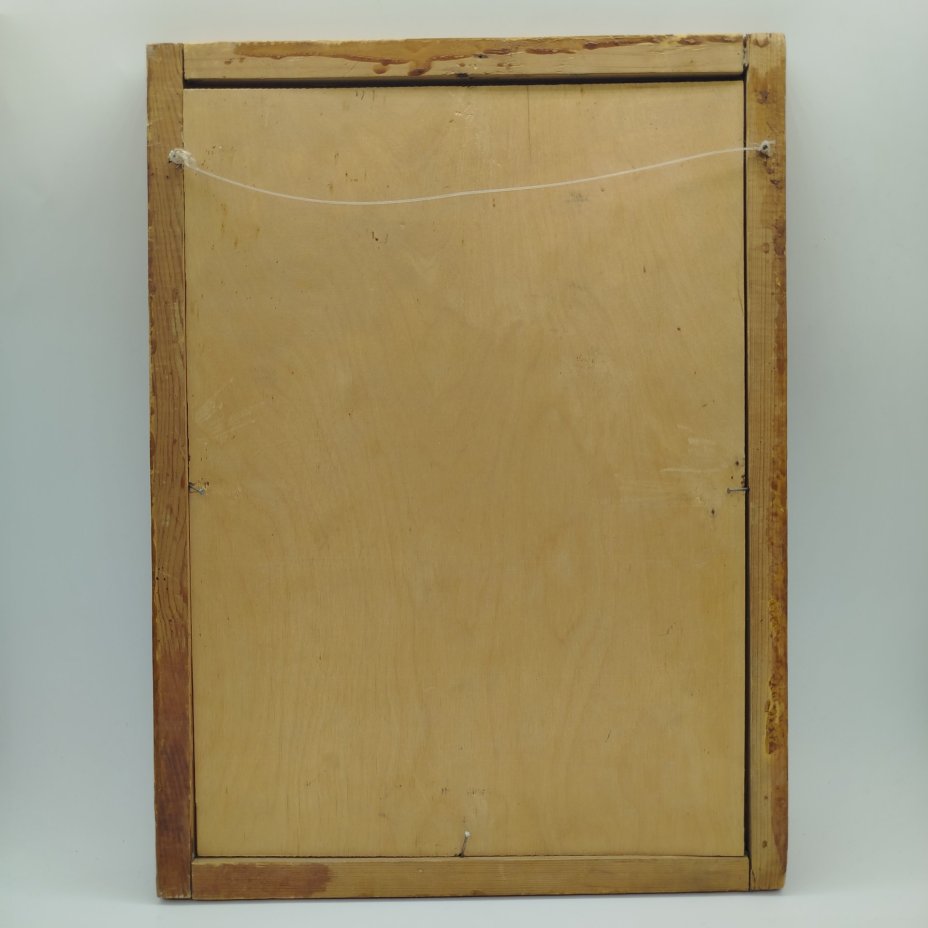 Картина "Богиня любви", дерево, бумага, карандаш, СССР, 1947 г.