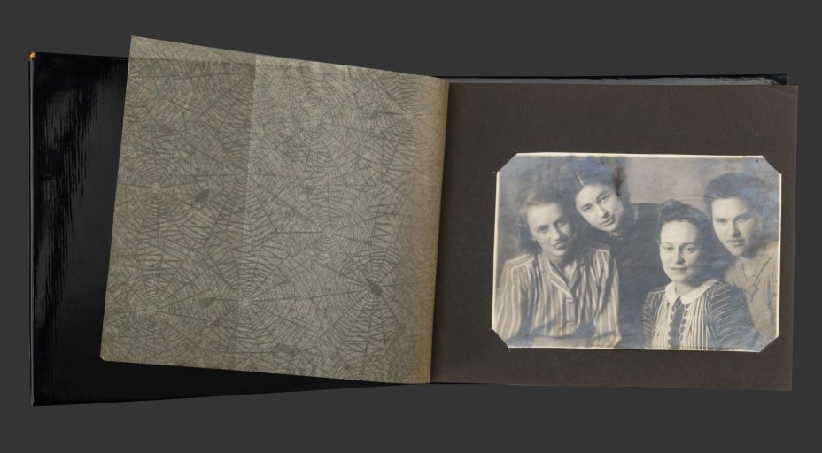 Фотоальбом в восточном стиле, украшенный изображением пейзажа