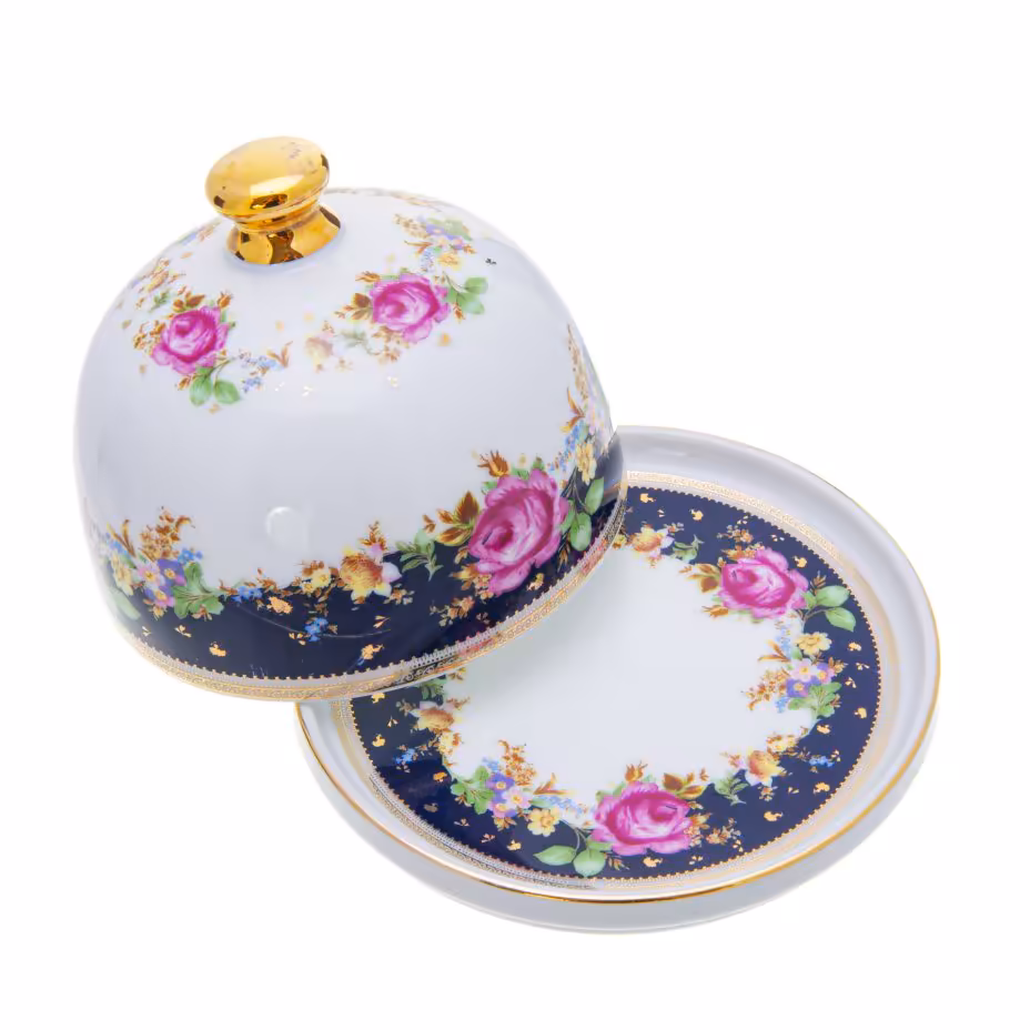 Масленка с цветочным декором, Elan Gallery