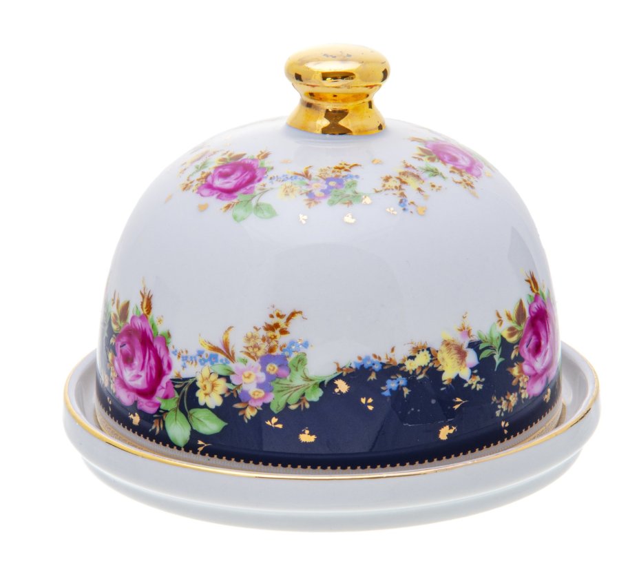 Масленка с цветочным декором, Elan Gallery