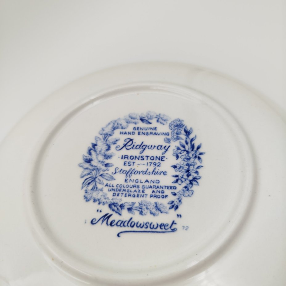 Пара салатников с пейзажным декором из серии "Meadowsweet", фаянс, деколь, Ridgway Potteries, Великобритания, 1960-1970 гг., Ridgway Potteries
