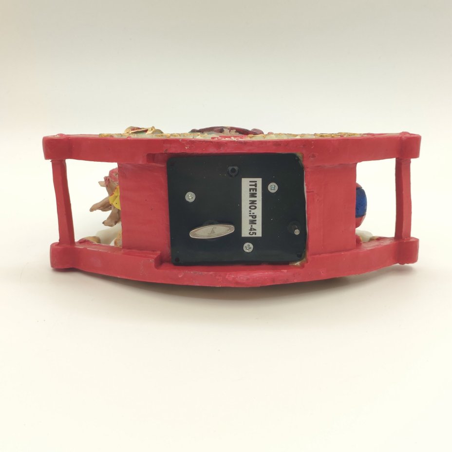 Фигурка музыкальная "Лошадка-качалка", композитный материал, роспись, золочение, Китай, 2000-2015 гг.