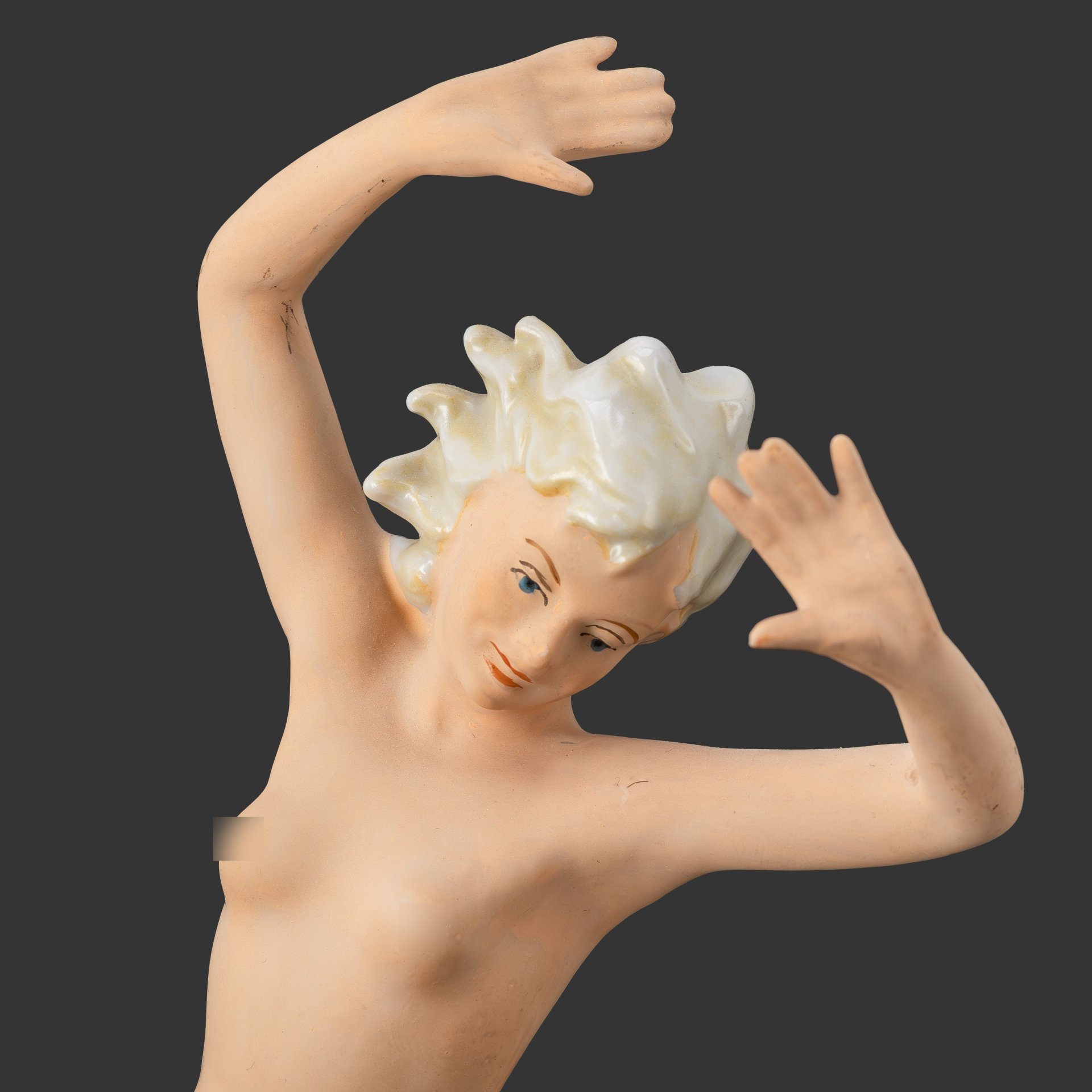 Статуэтка "Афродита" ("Купальщица"), фарфор, роспись, Wagner & Apel, Германия, 1935-1951 гг.