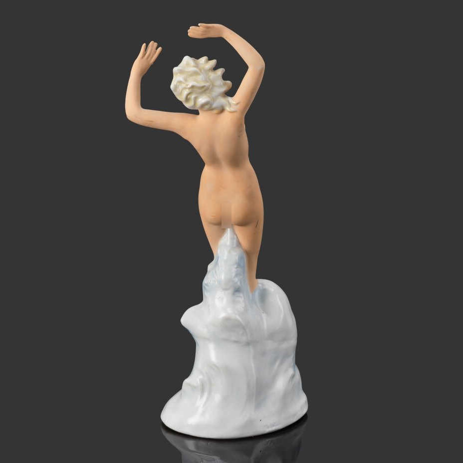 Статуэтка "Афродита" ("Купальщица"), фарфор, роспись, Wagner & Apel, Германия, 1935-1951 гг.