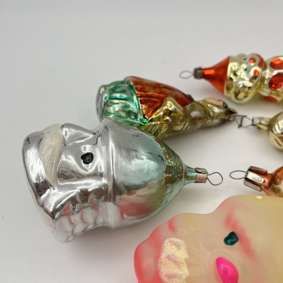 Набор винтажных ёлочных игрушек "Герои сказок" (10 шт.)