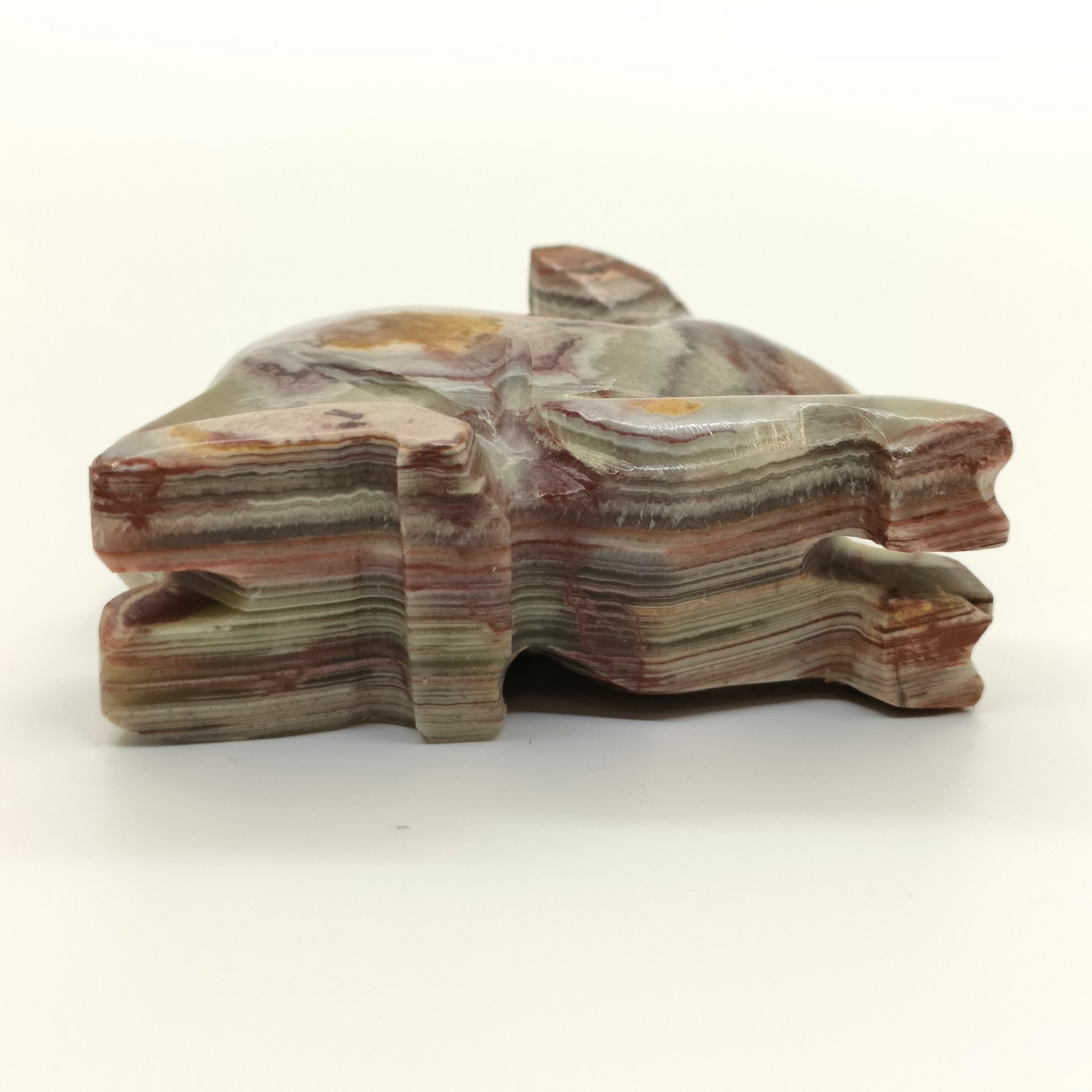 Статуэтка "Заяц", оникс, резьба, шлифовка, Азия, 2000-2015 гг.