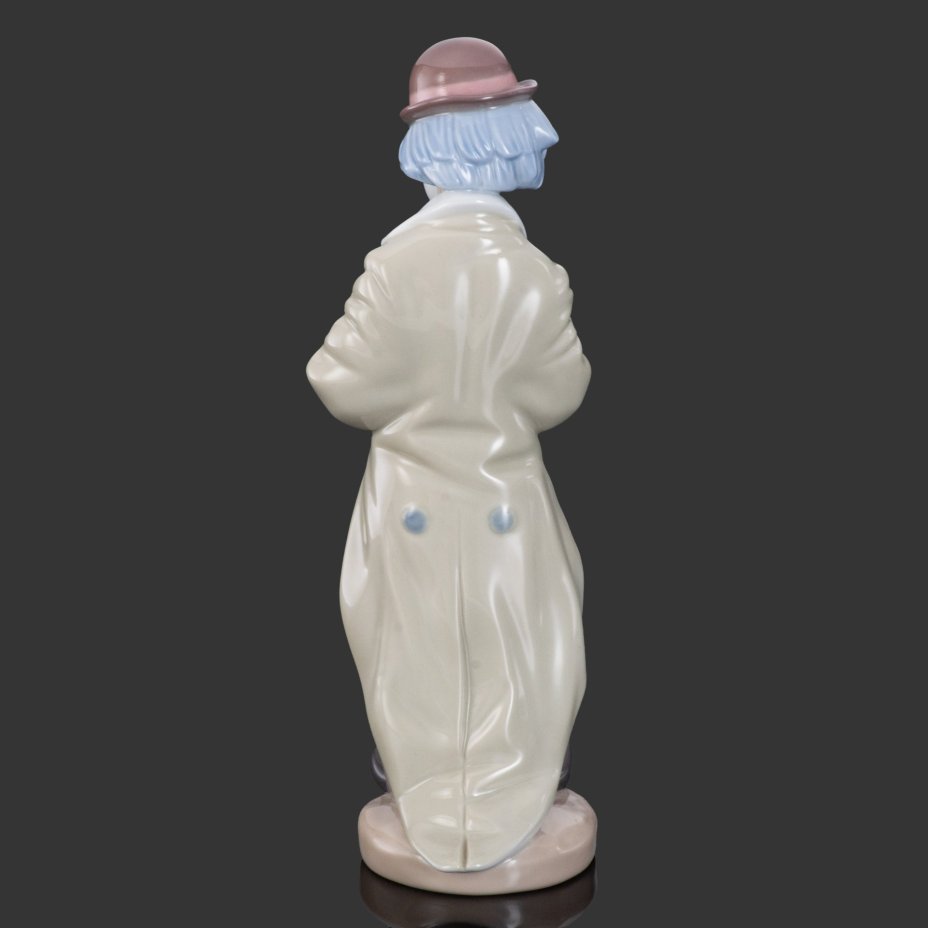 Статуэтка "Клоун, играющий на саксофоне", фарфор, роспись, Lladro, Испания, 1987 г.