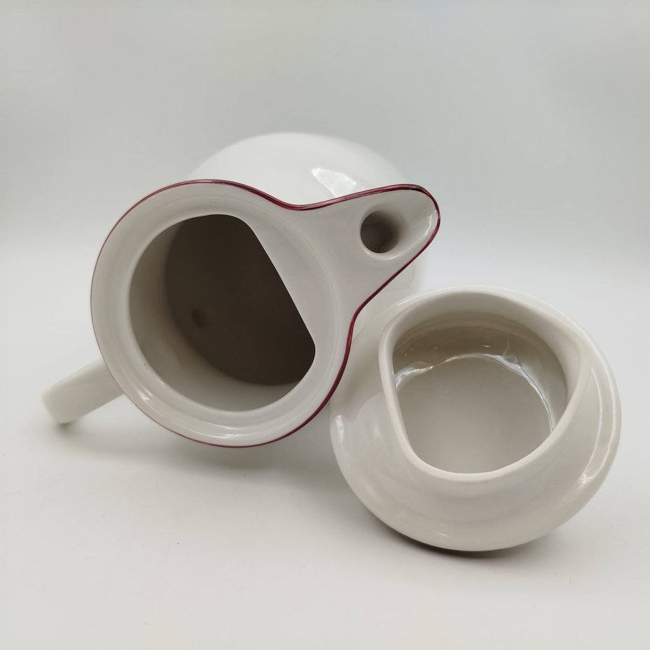 Кофейник с минималистичным декором, фарфор, Villeroy & Boch, Villeroy & Boch