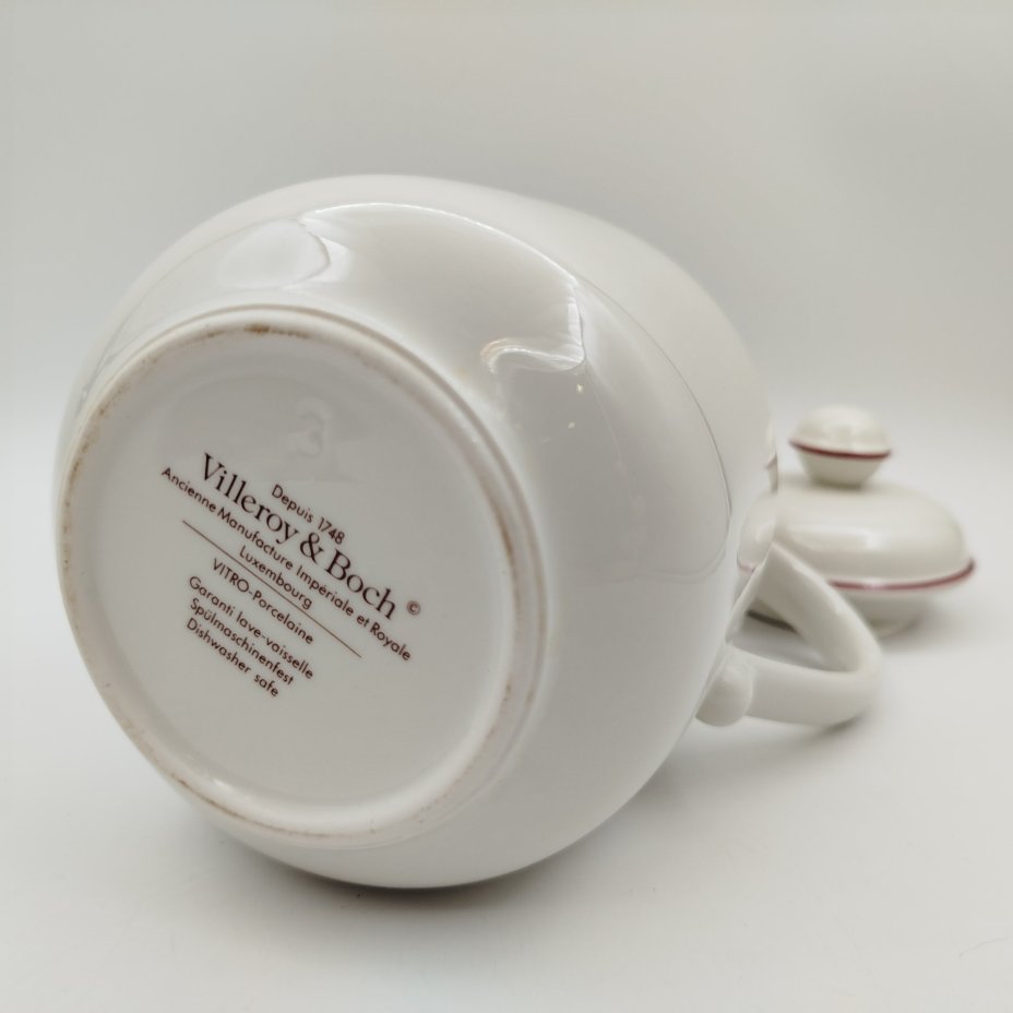 Кофейник с минималистичным декором, фарфор, Villeroy & Boch, Villeroy & Boch