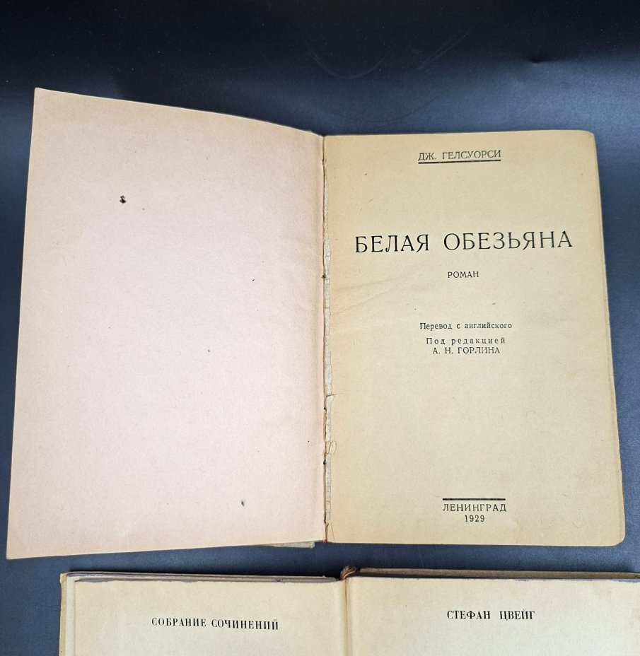 Набор из двух книг Стефана Цвейга и Джона Гелсуорси