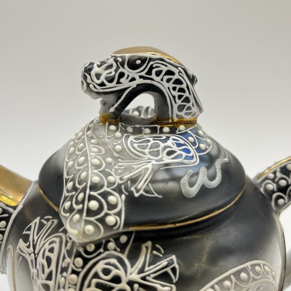 Чайник заварочный, декорированный изображением драконов, Lux Porcelain FAHD M.K.