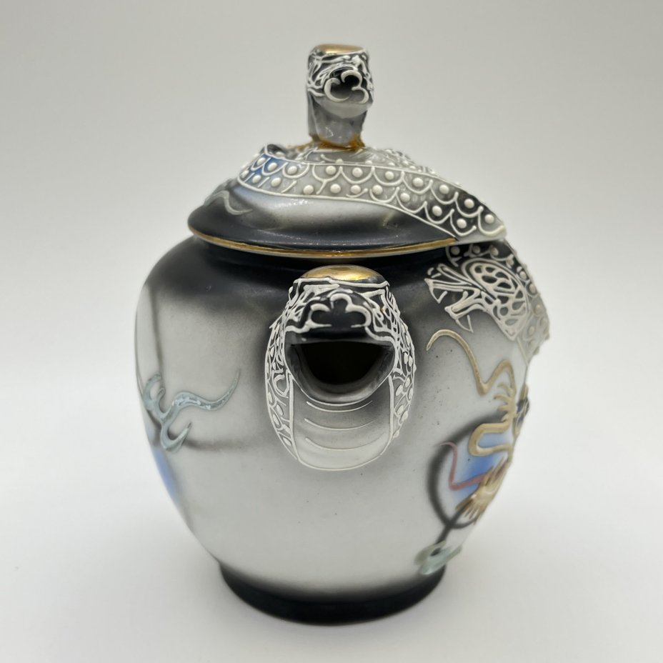 Чайник заварочный, декорированный изображением драконов, Lux Porcelain FAHD M.K.