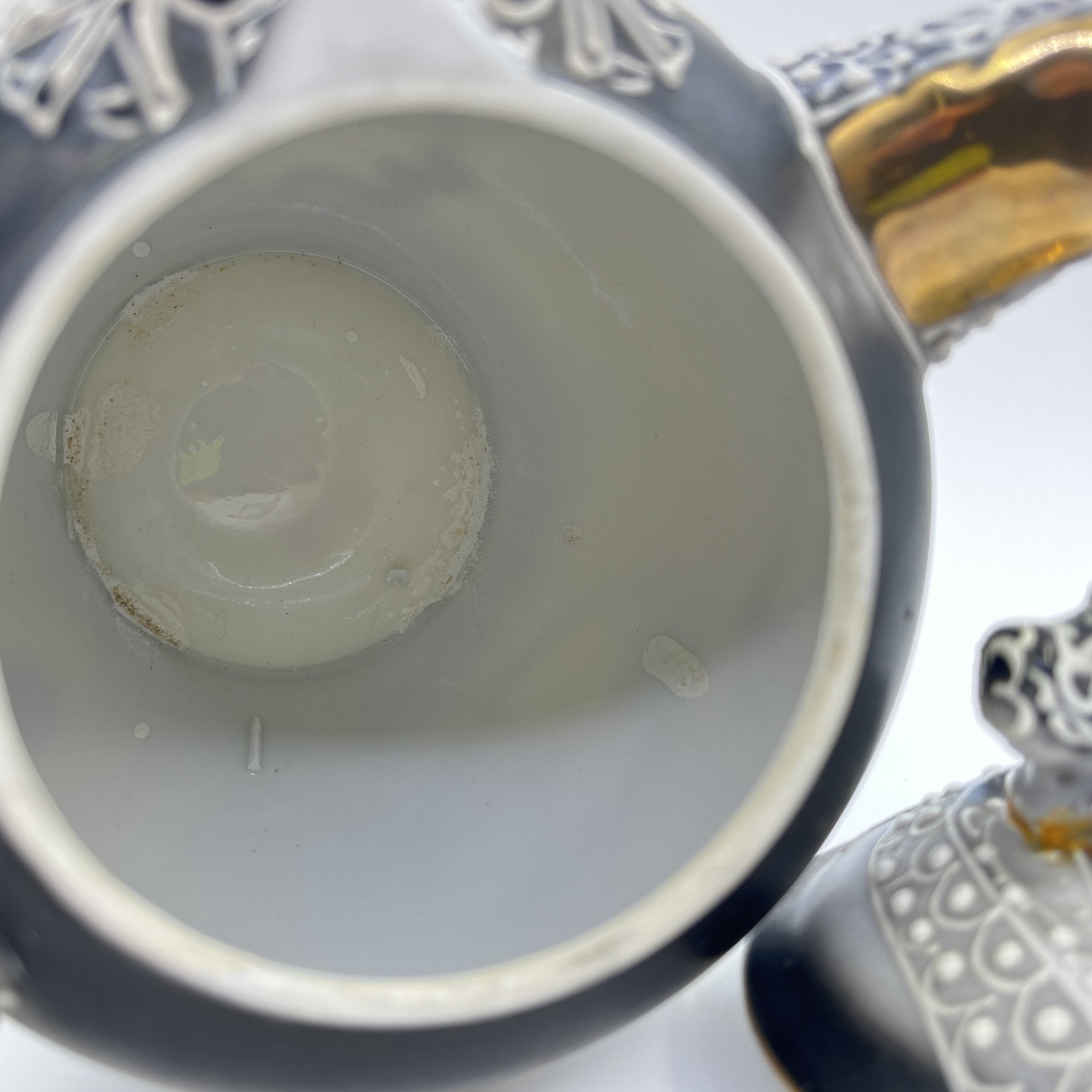 Чайник заварочный, декорированный изображением драконов, Lux Porcelain FAHD M.K.