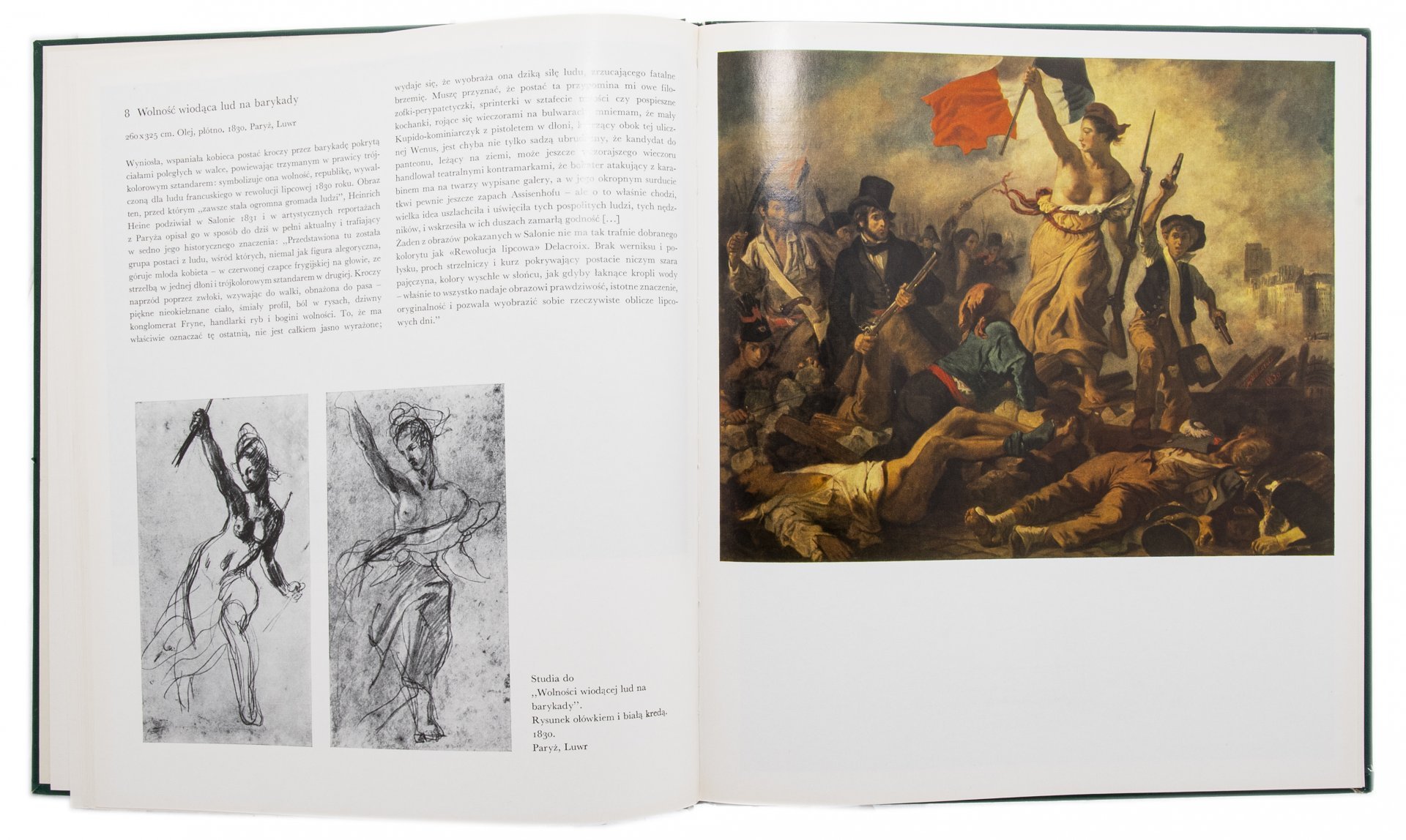 Kuno Mittelstadt "Eugène Delacroix" (на польском языке), бумага, печать, "Arkady", Варшава, Польша, 1980 г., Издательство «Arkady»