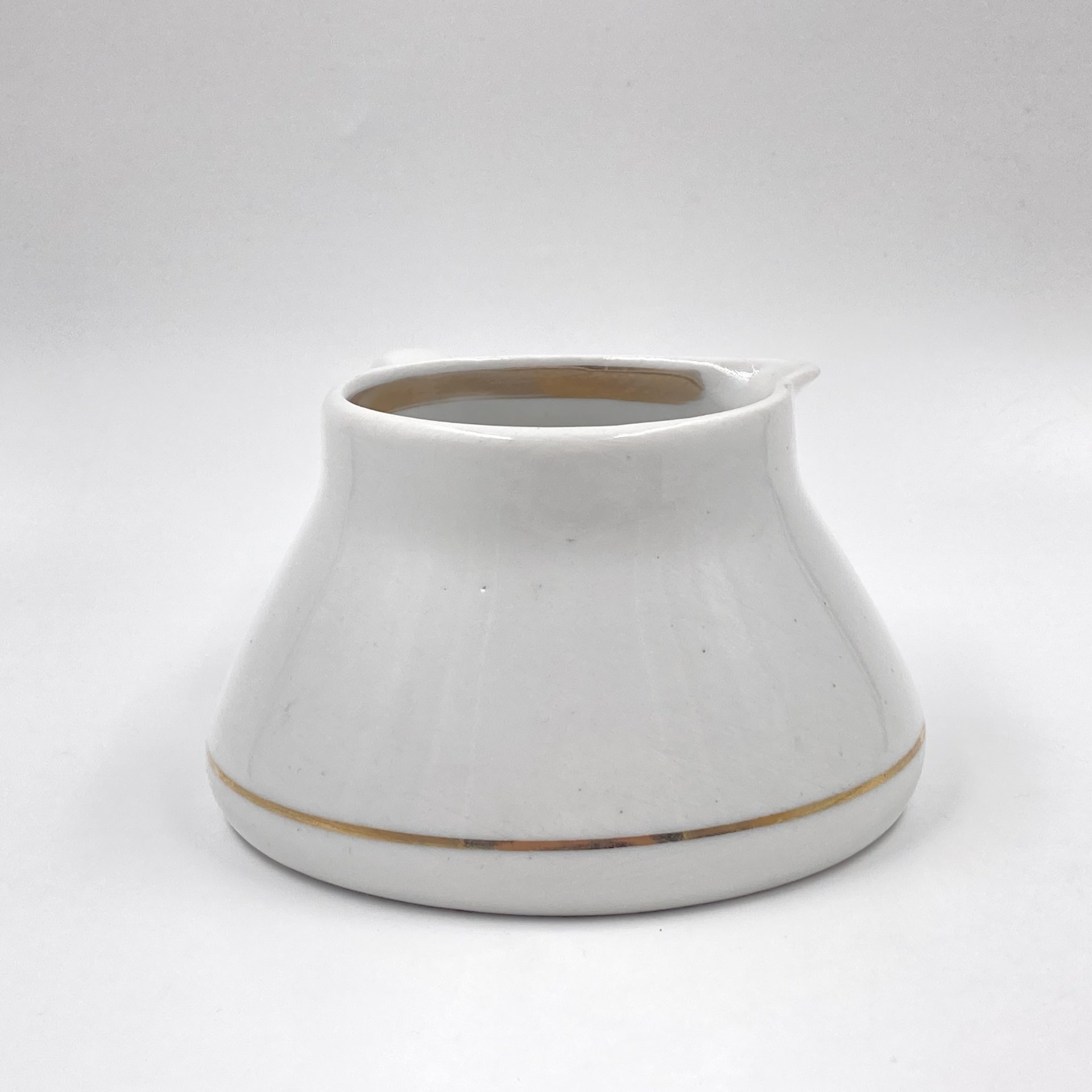 Сливочник, фарфор, золочение, Дулевский фарфоровый завод (Дулёво), 1968-1991 гг., Дулевский фарфоровый завод (Дулёво)