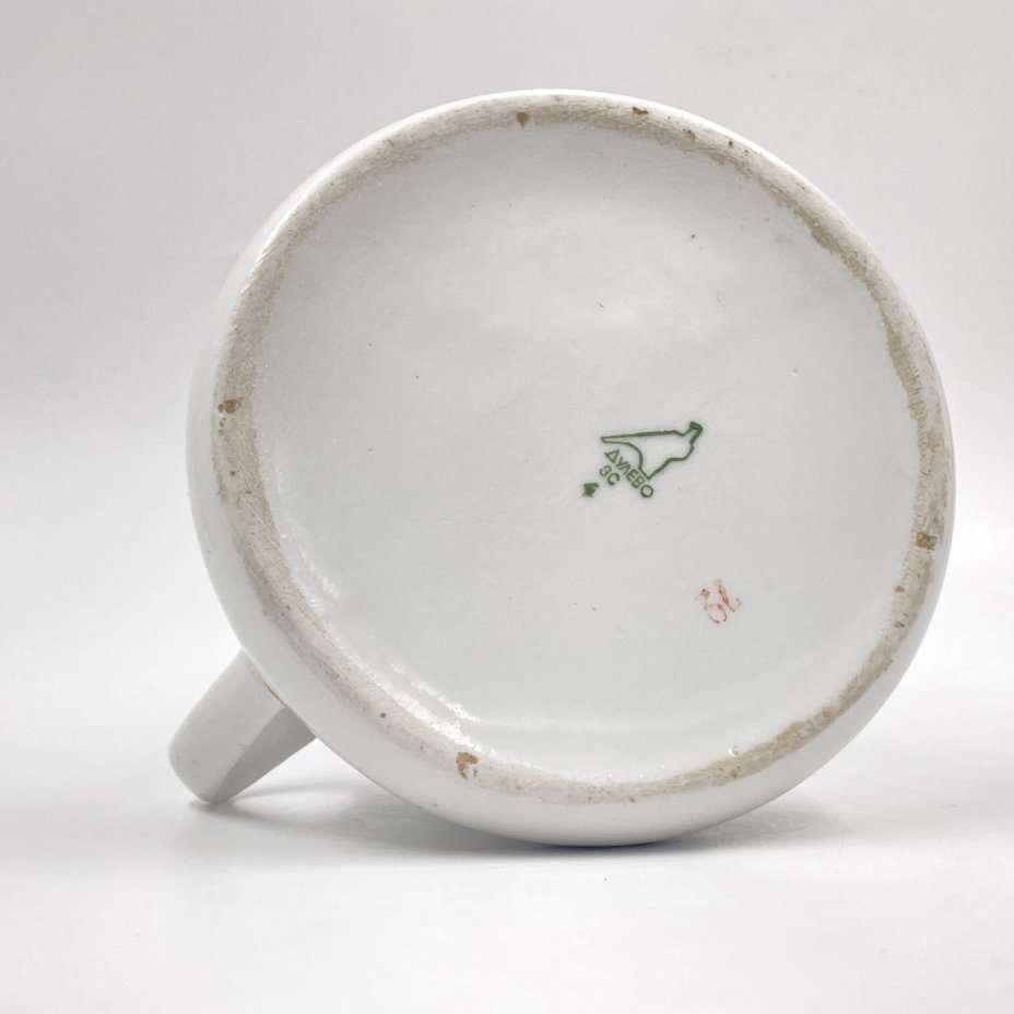 Сливочник, фарфор, золочение, Дулевский фарфоровый завод (Дулёво), 1968-1991 гг., Дулевский фарфоровый завод (Дулёво)