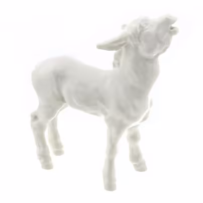 Статуэтка "Ослик", фарфор, мануфактура "Meissen" (Мейсен), Германия, 1950-1960 гг., Meissen (Мейсенский фарфор)