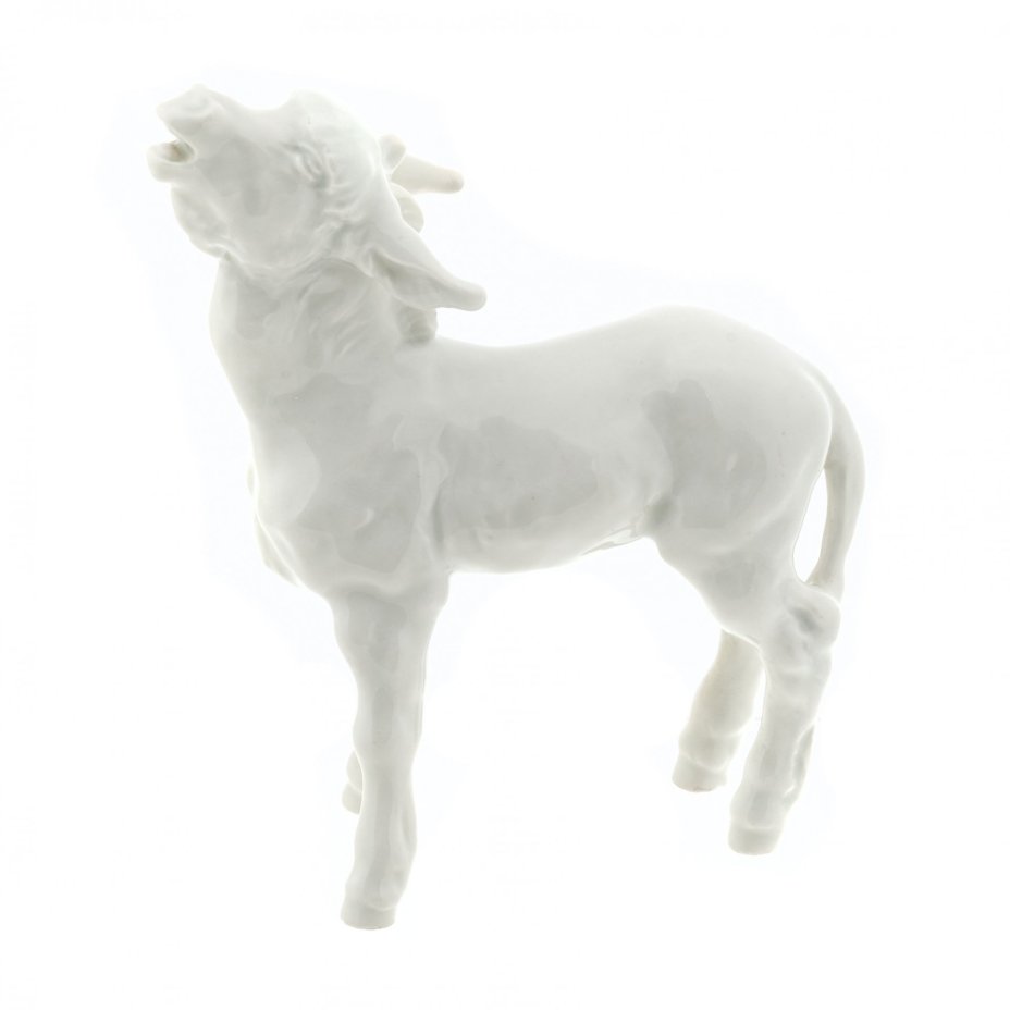 Статуэтка "Ослик", фарфор, мануфактура "Meissen" (Мейсен), Германия, 1950-1960 гг., Meissen (Мейсенский фарфор)