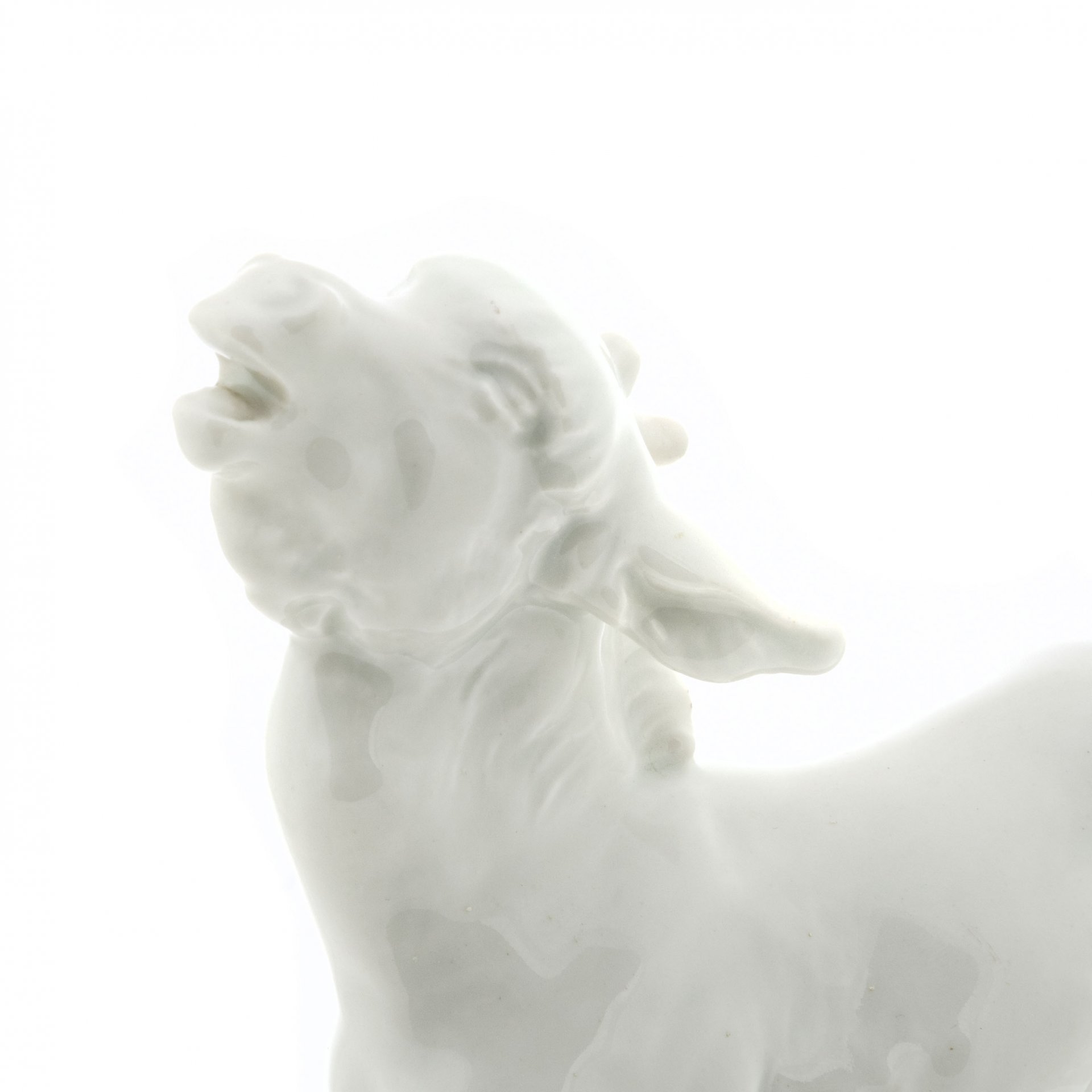 Статуэтка "Ослик", фарфор, мануфактура "Meissen" (Мейсен), Германия, 1950-1960 гг. — фото 3