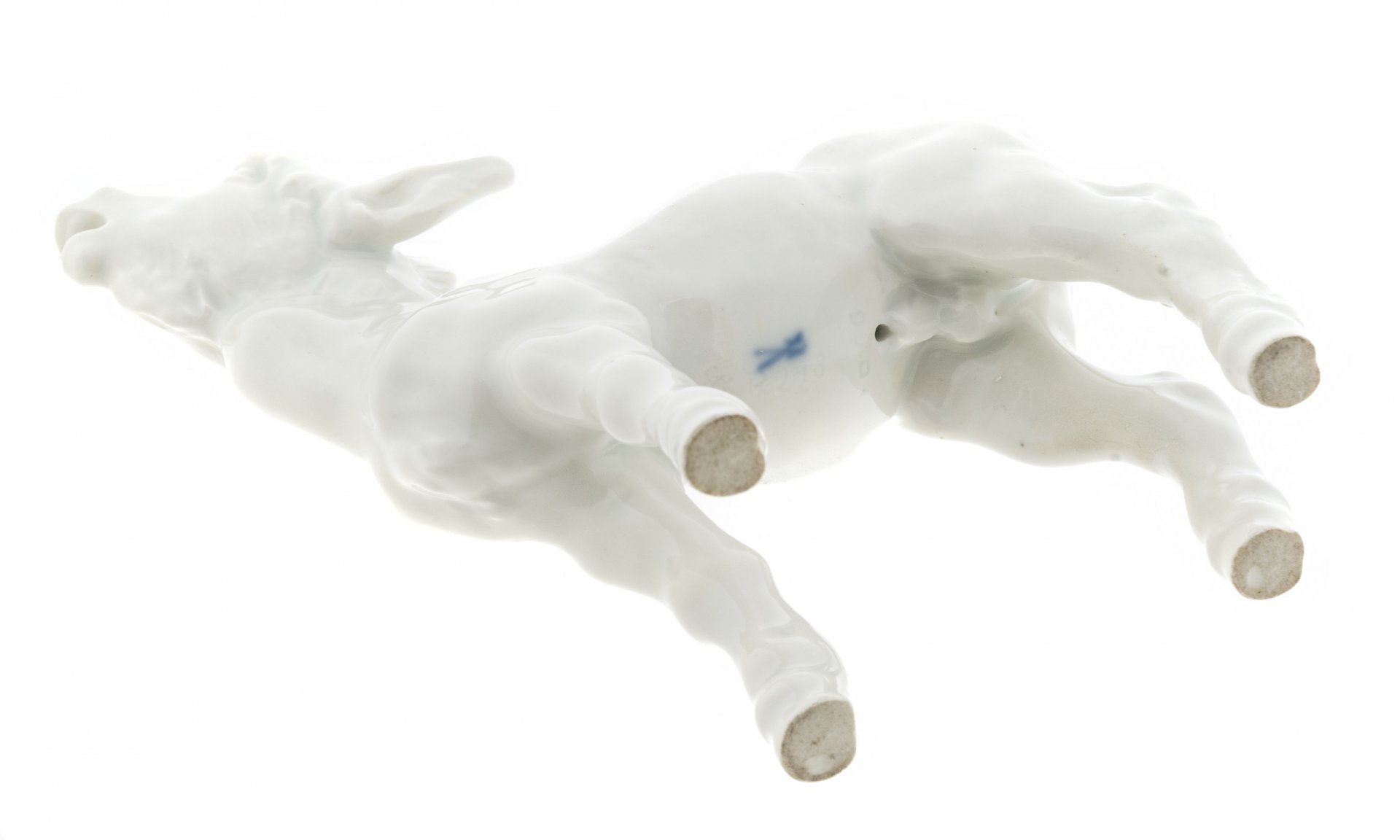Статуэтка "Ослик", фарфор, мануфактура "Meissen" (Мейсен), Германия, 1950-1960 гг. — фото 4